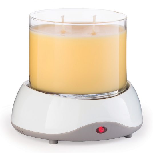 Calentador de velas con apagado automático