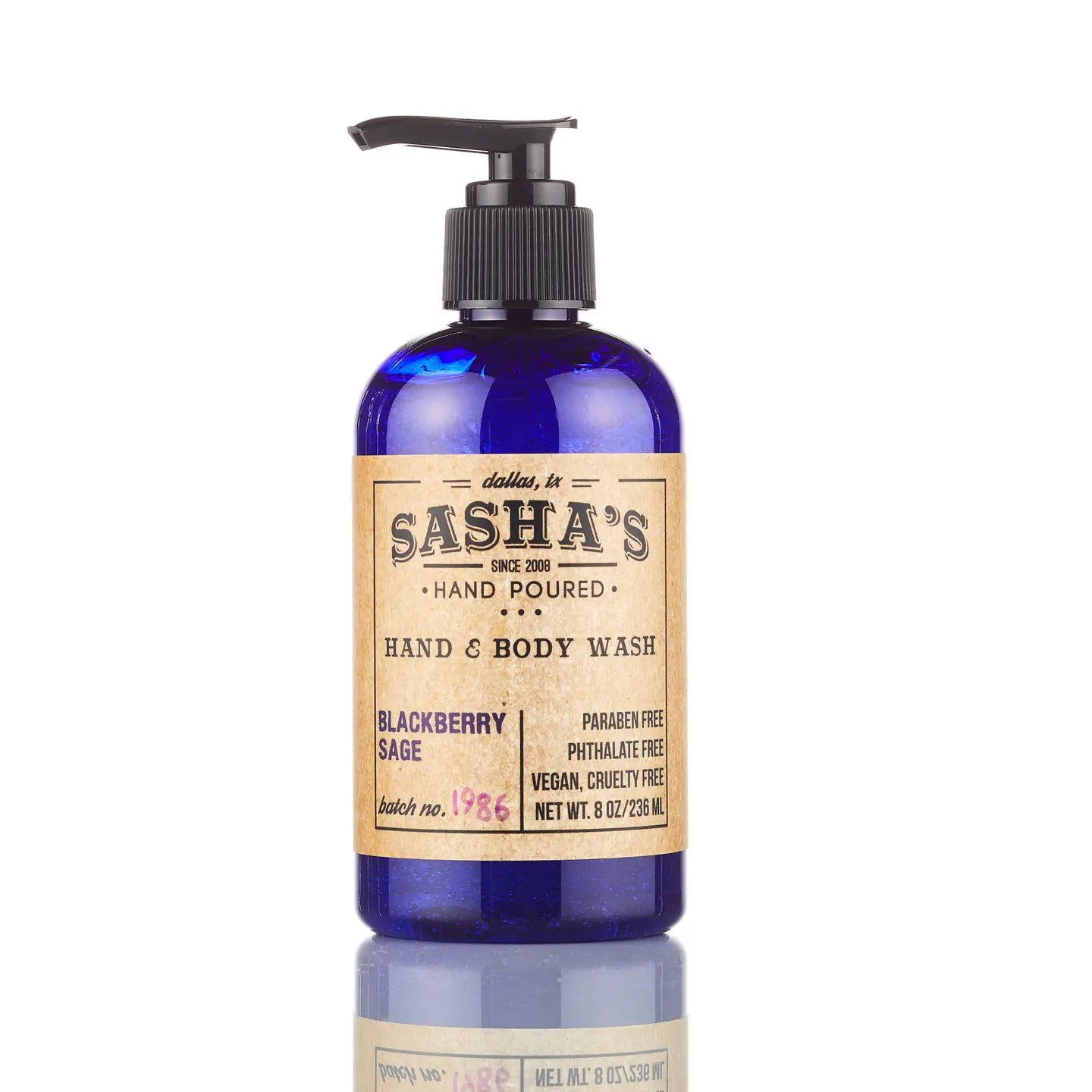 Sasha's Hand Poured Hand & Body Wash- Tobacco Caramel