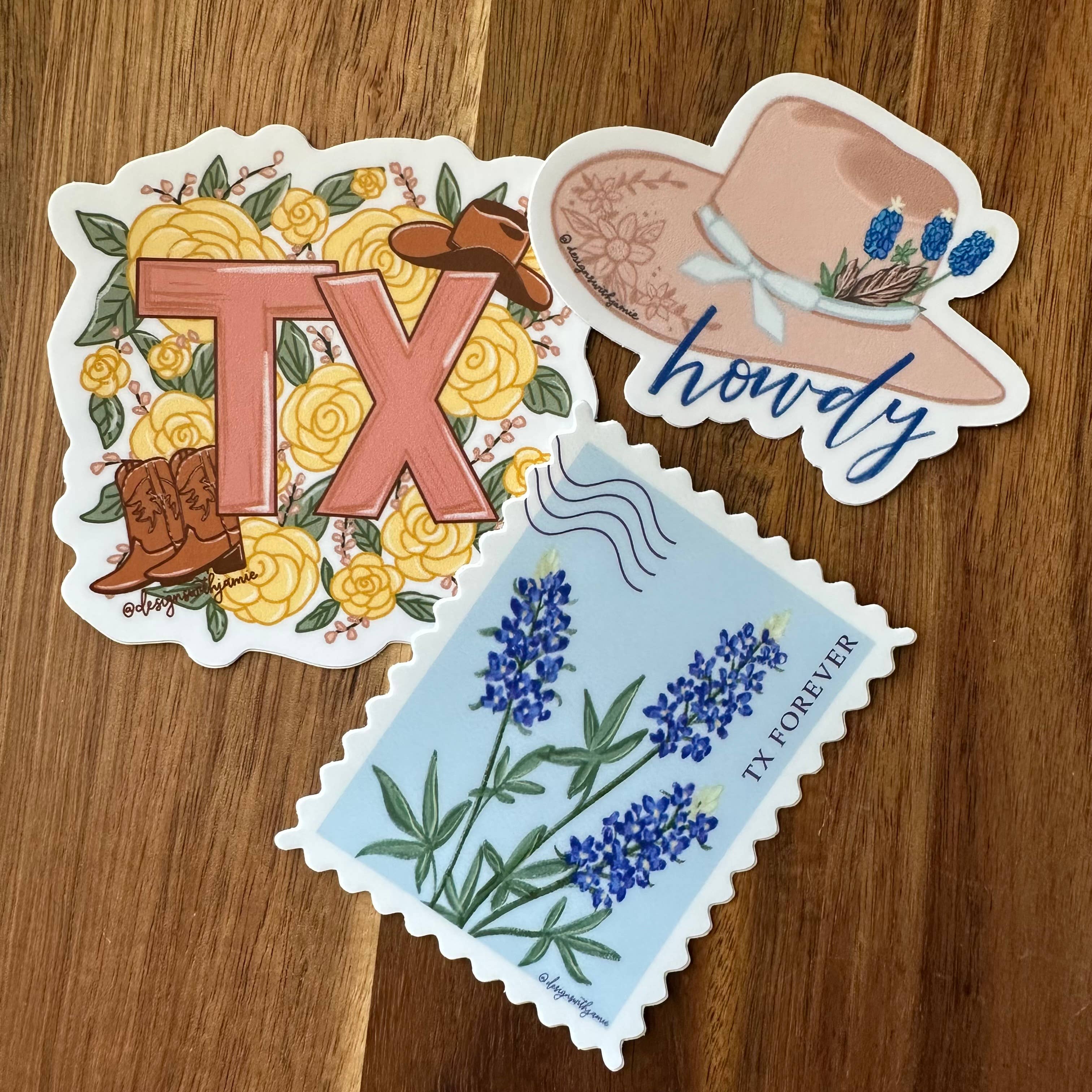 Texas Yellow Rose Sticker