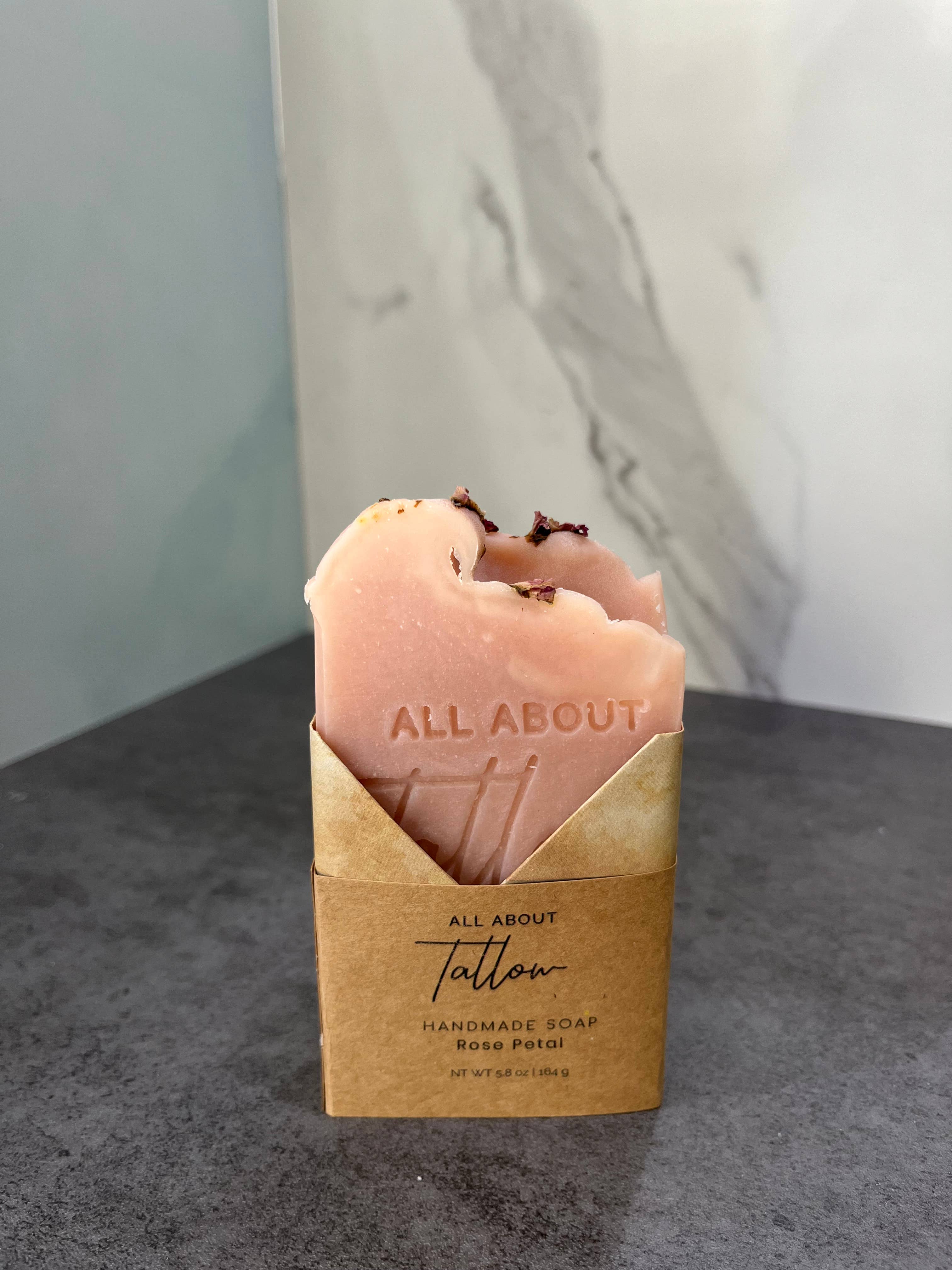 Handcrafted Tallow Soap: Lemongrass & Lime