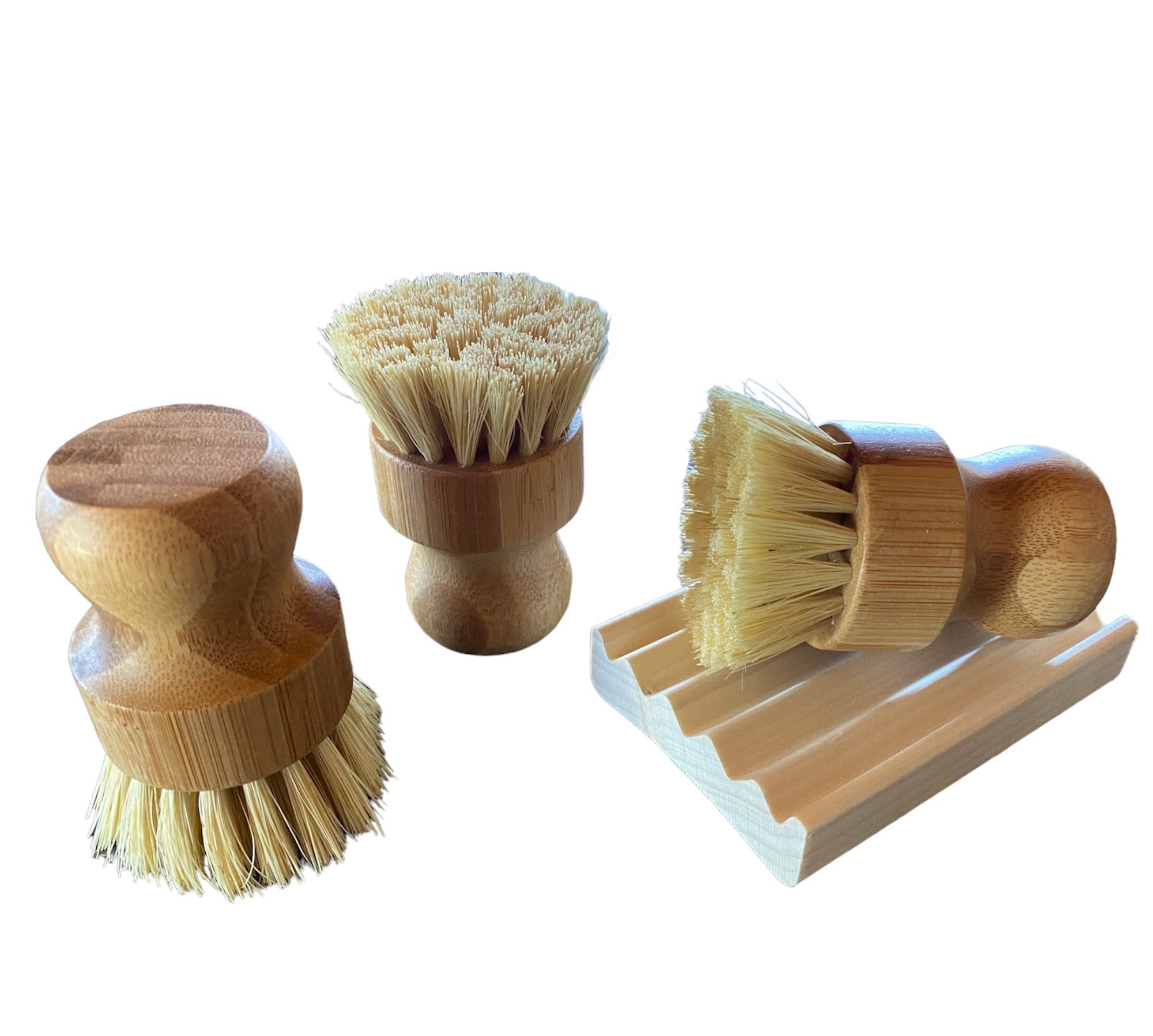 Dish Brush - Bamboo Wood Handle