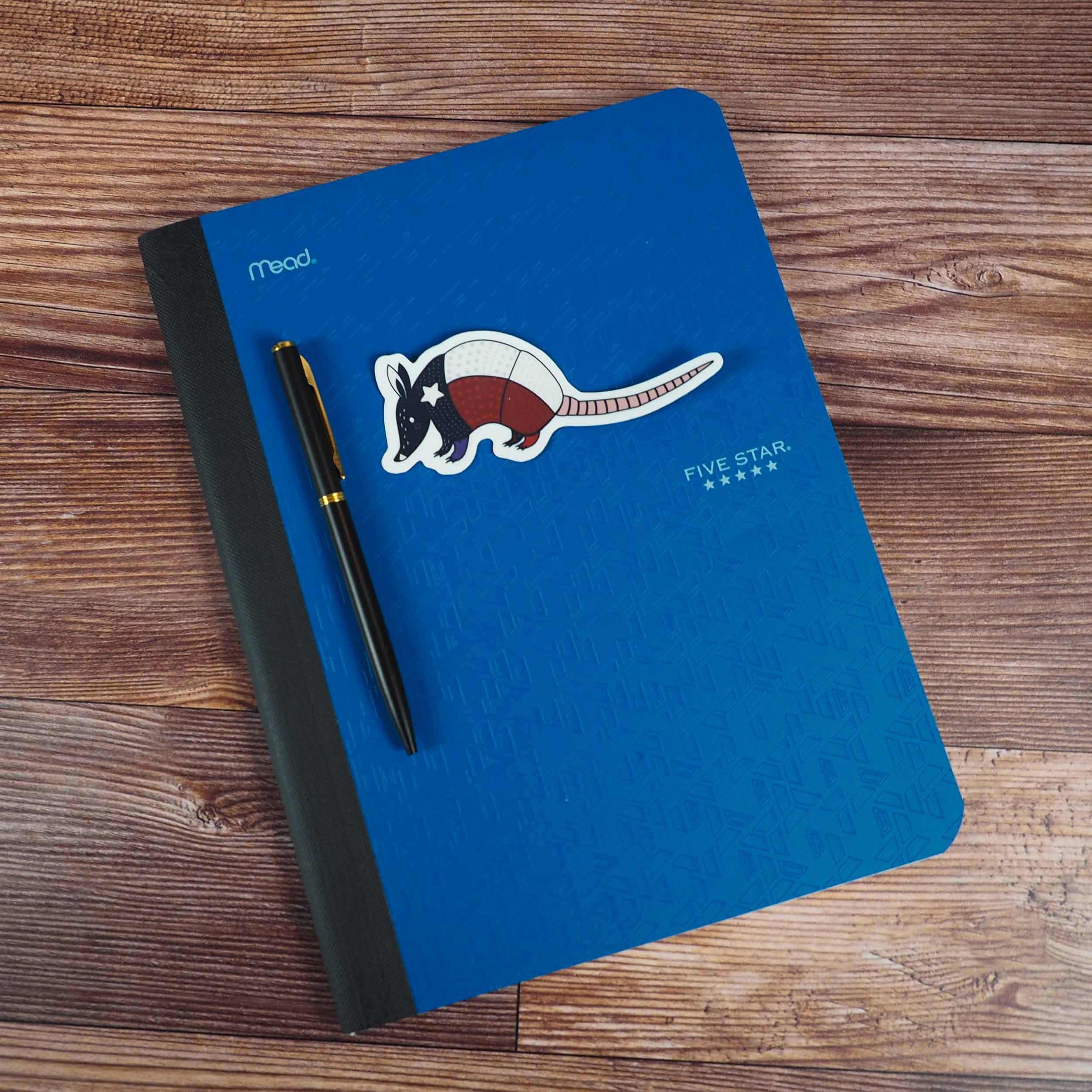 Sentinel Supply - Armadillo Texas Flag Sticker, TX Vinyl Stickers