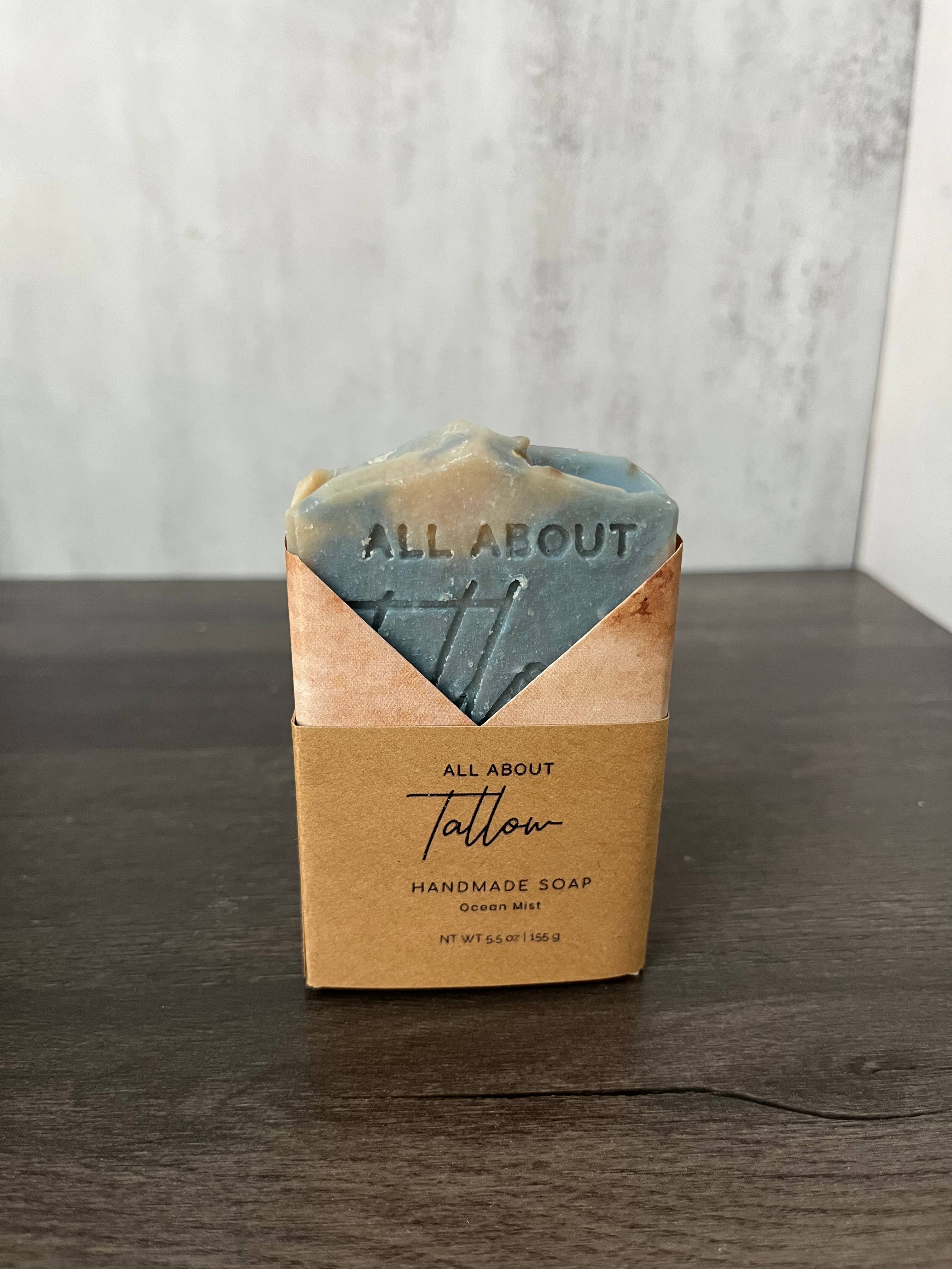 Handcrafted Tallow Soap: Redwood & Moss