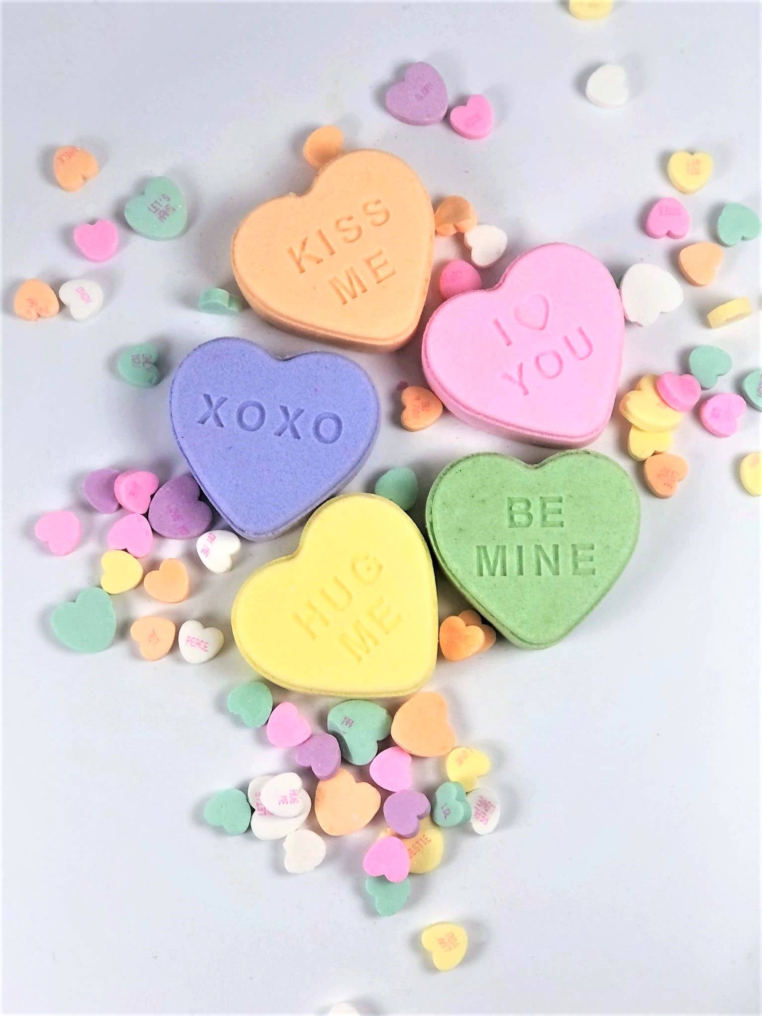 The Green Rift - Convo Heart Bath Bomb, Seasonal: Orange