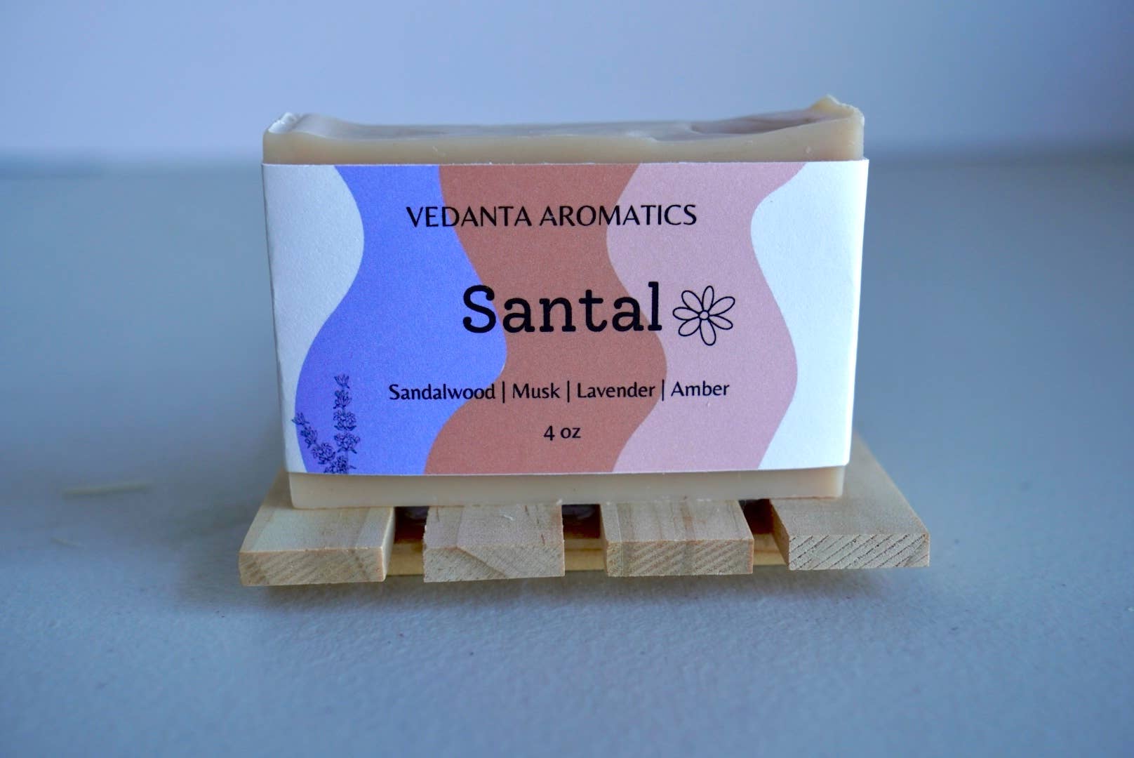 Santal Soap Sandalwood, Musk, Lavender & Amber 4oz