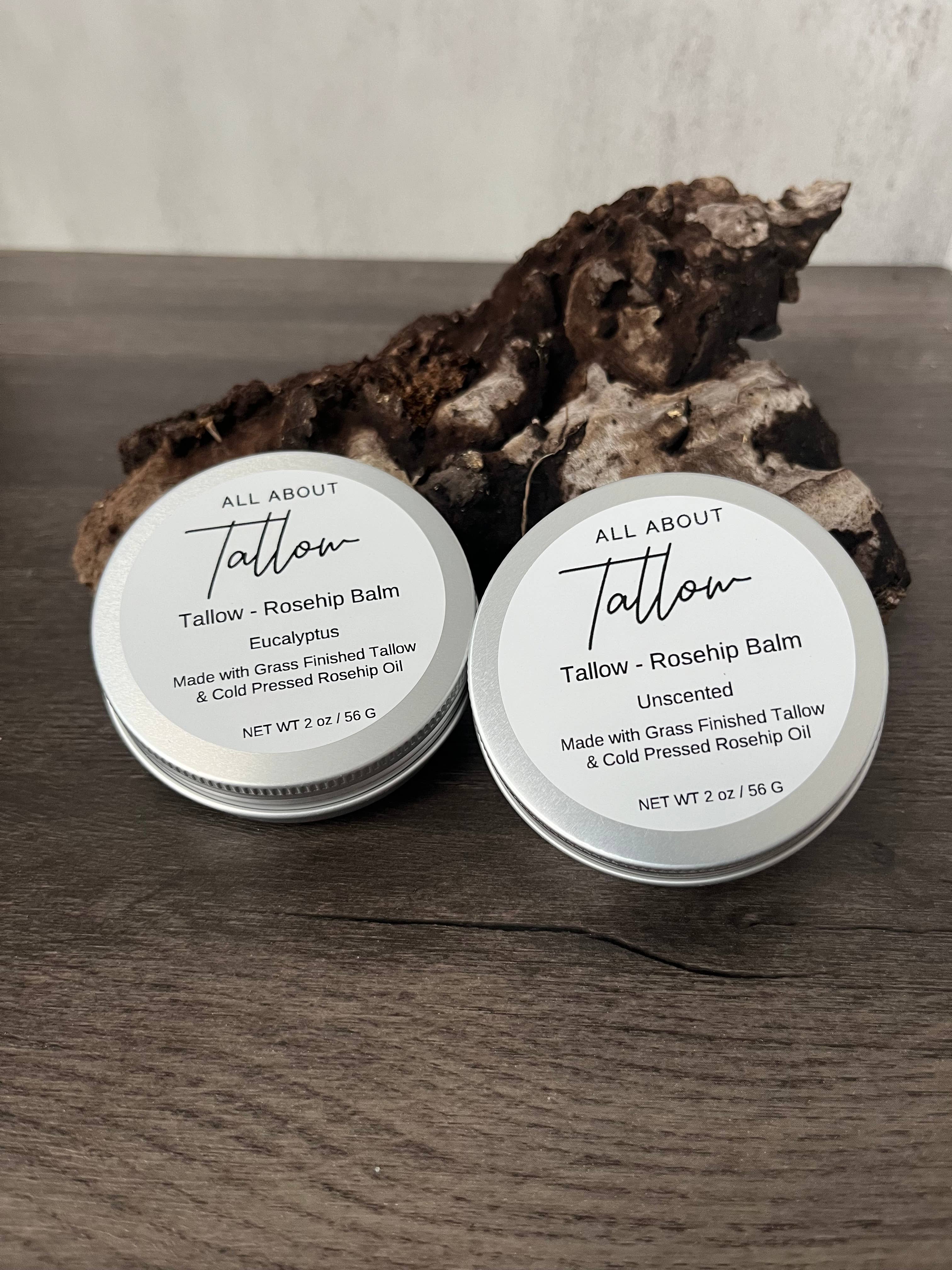 Tallow Rosehip Balm: Unscented