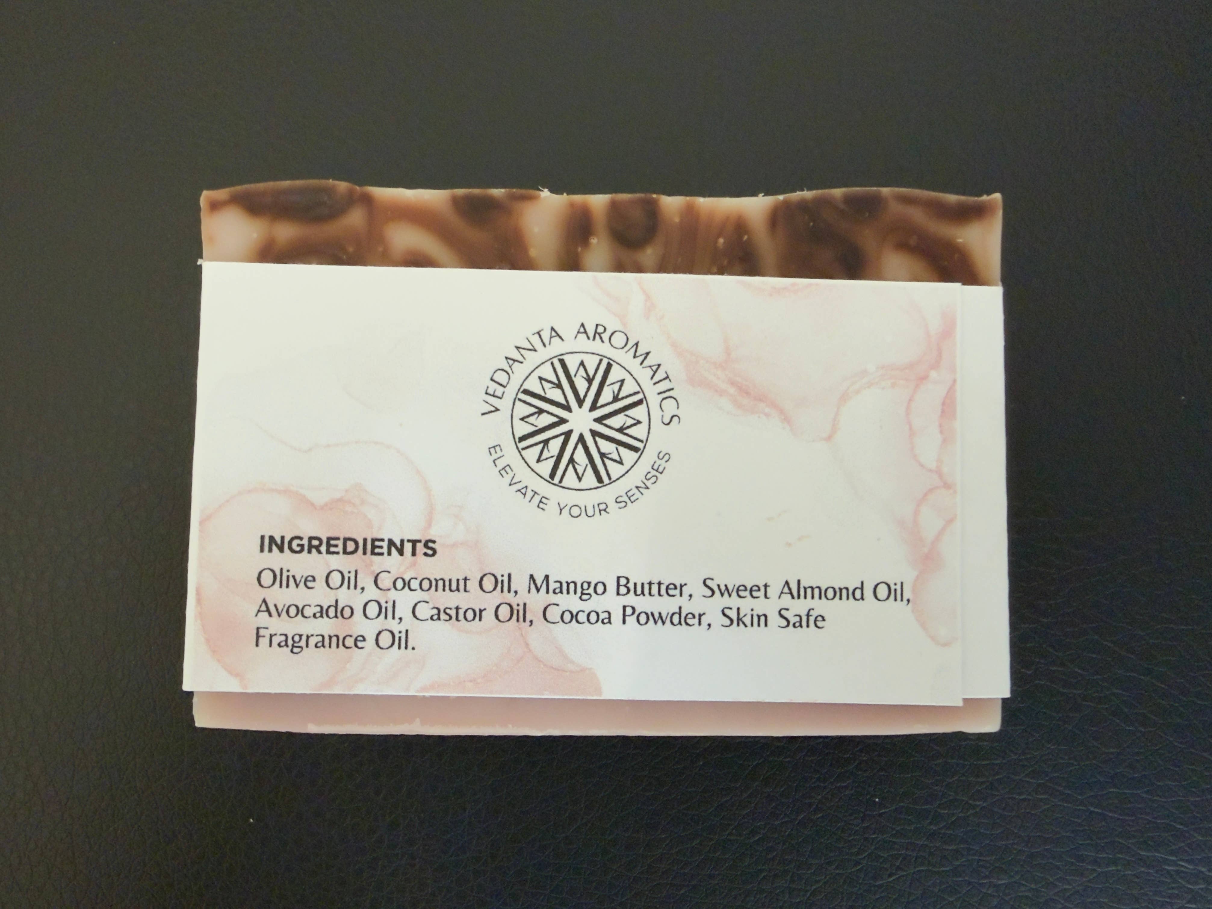 Tobacco Cedarwood Bergamot handmade Bar Soap 4 oz
