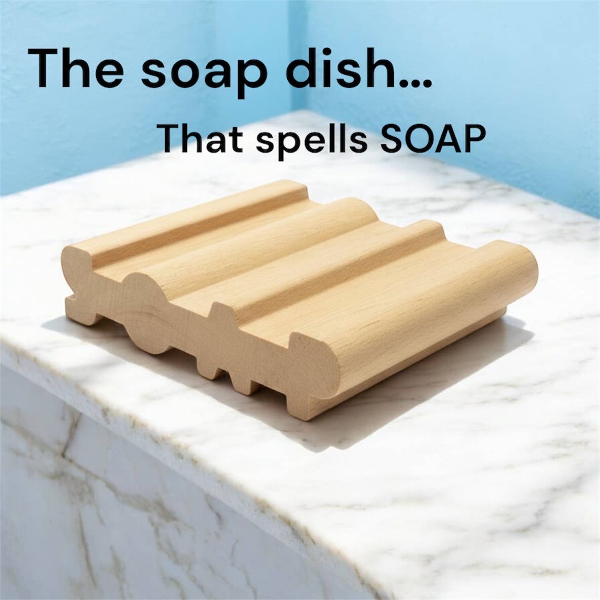 The SOAP dish - most unique wood soap dish on the market!