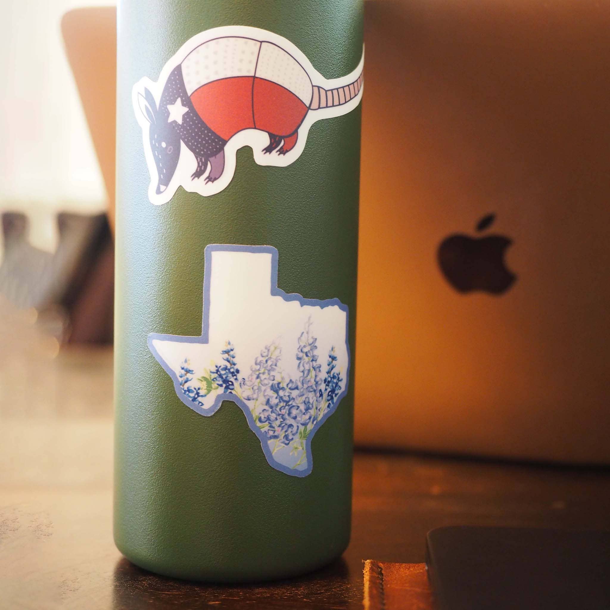 Sentinel Supply - Armadillo Texas Flag Sticker, TX Vinyl Stickers