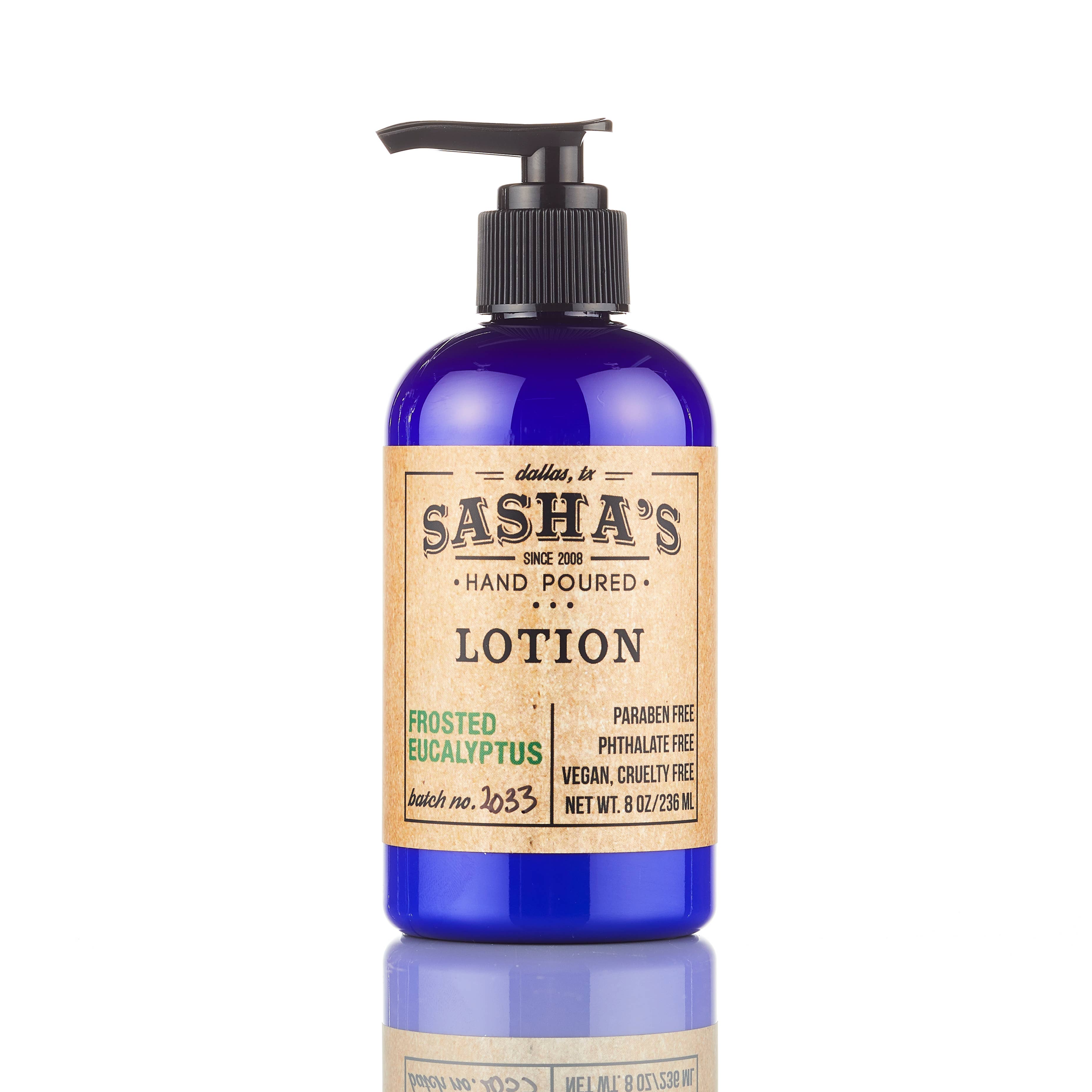 Sasha's Hand Poured Bath and Body - Lotion Winter Scents: Frankincense & Myrrh