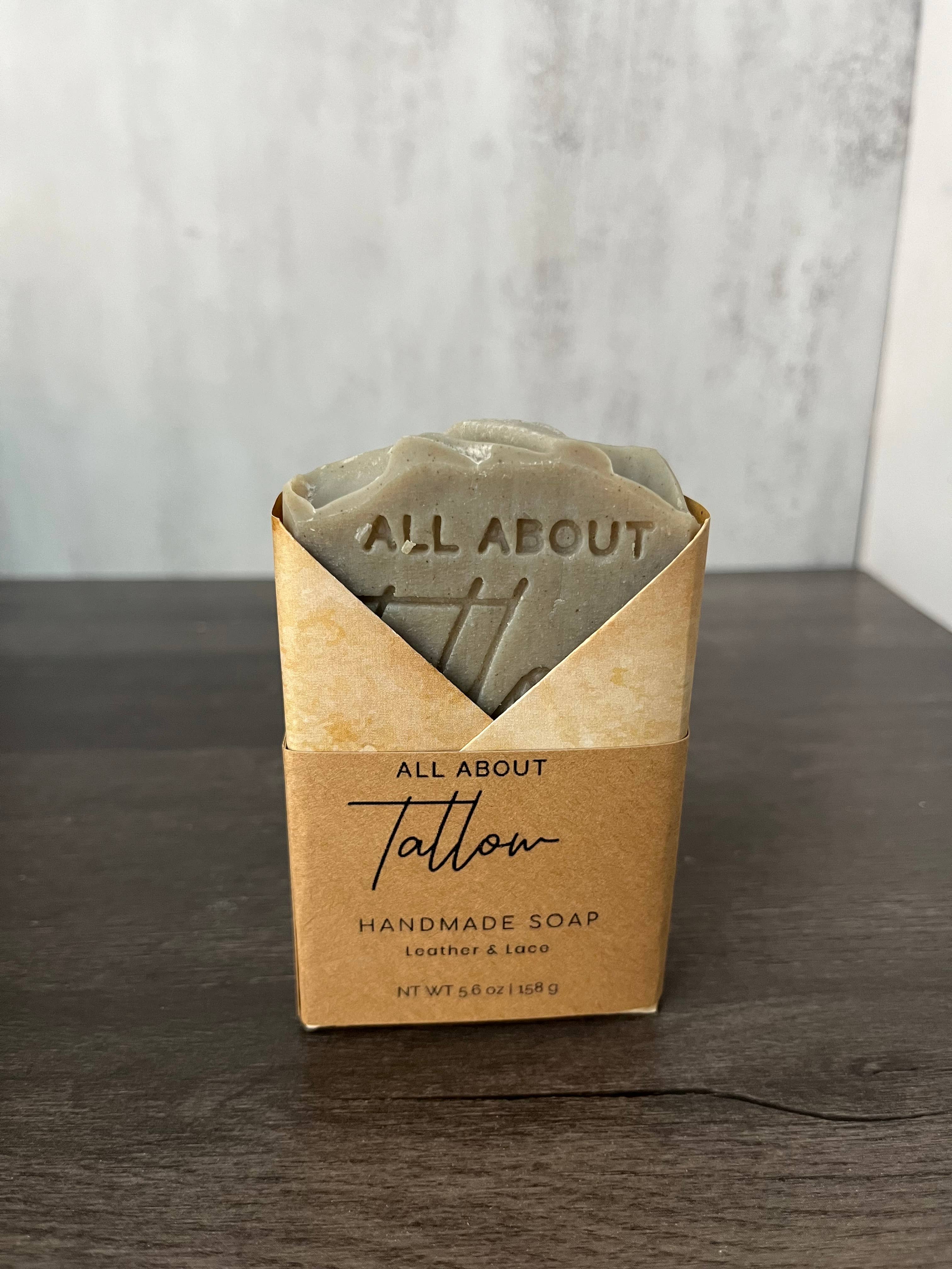 Handcrafted Tallow Soap: Lemongrass & Lime