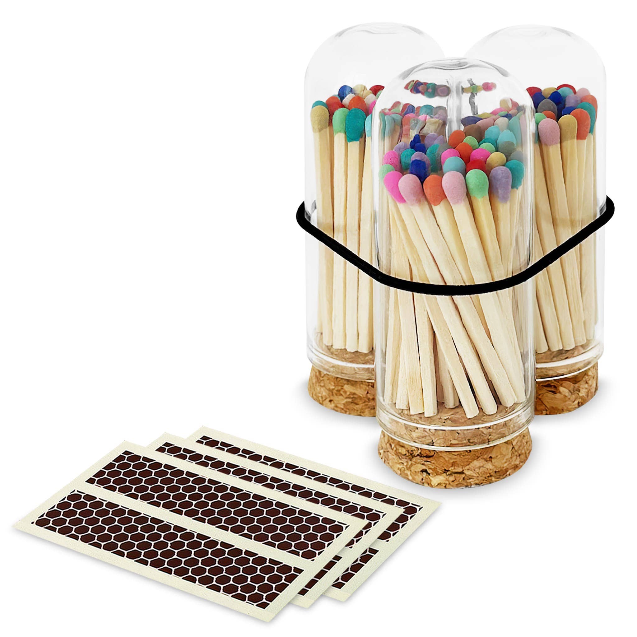 Thankful Greetings - 2" Matches + Mini Cloche - Colors of Your Choice + Strikers: Rainbow