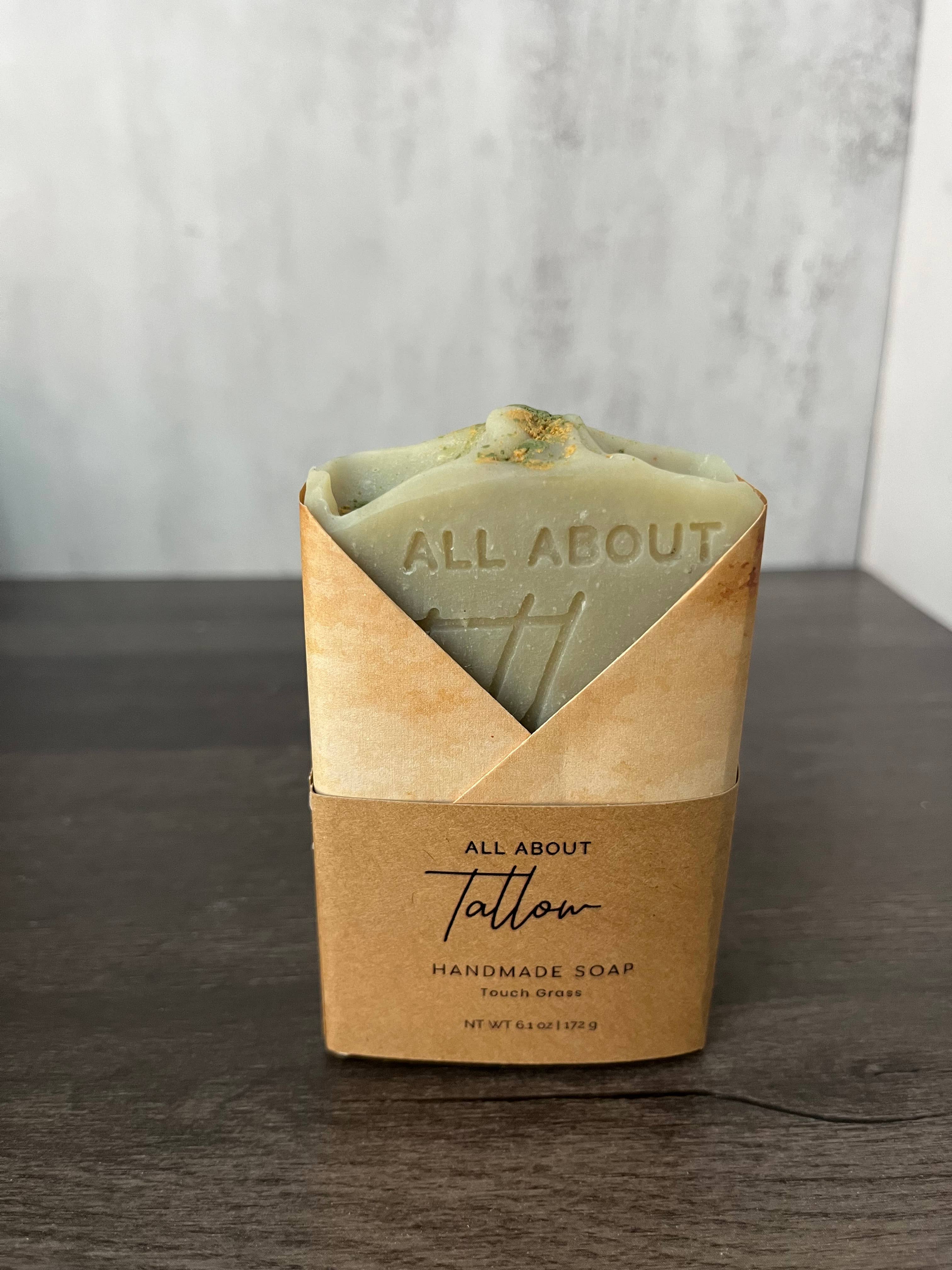 Handcrafted Tallow Soap: Redwood & Moss