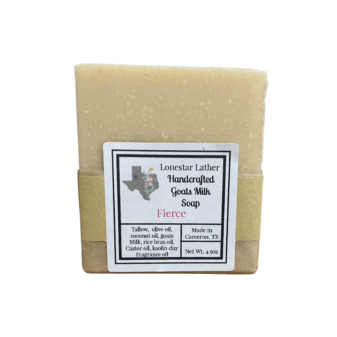 Lonestar Lather - Fierce - Goat Milk & Tallow Soap
