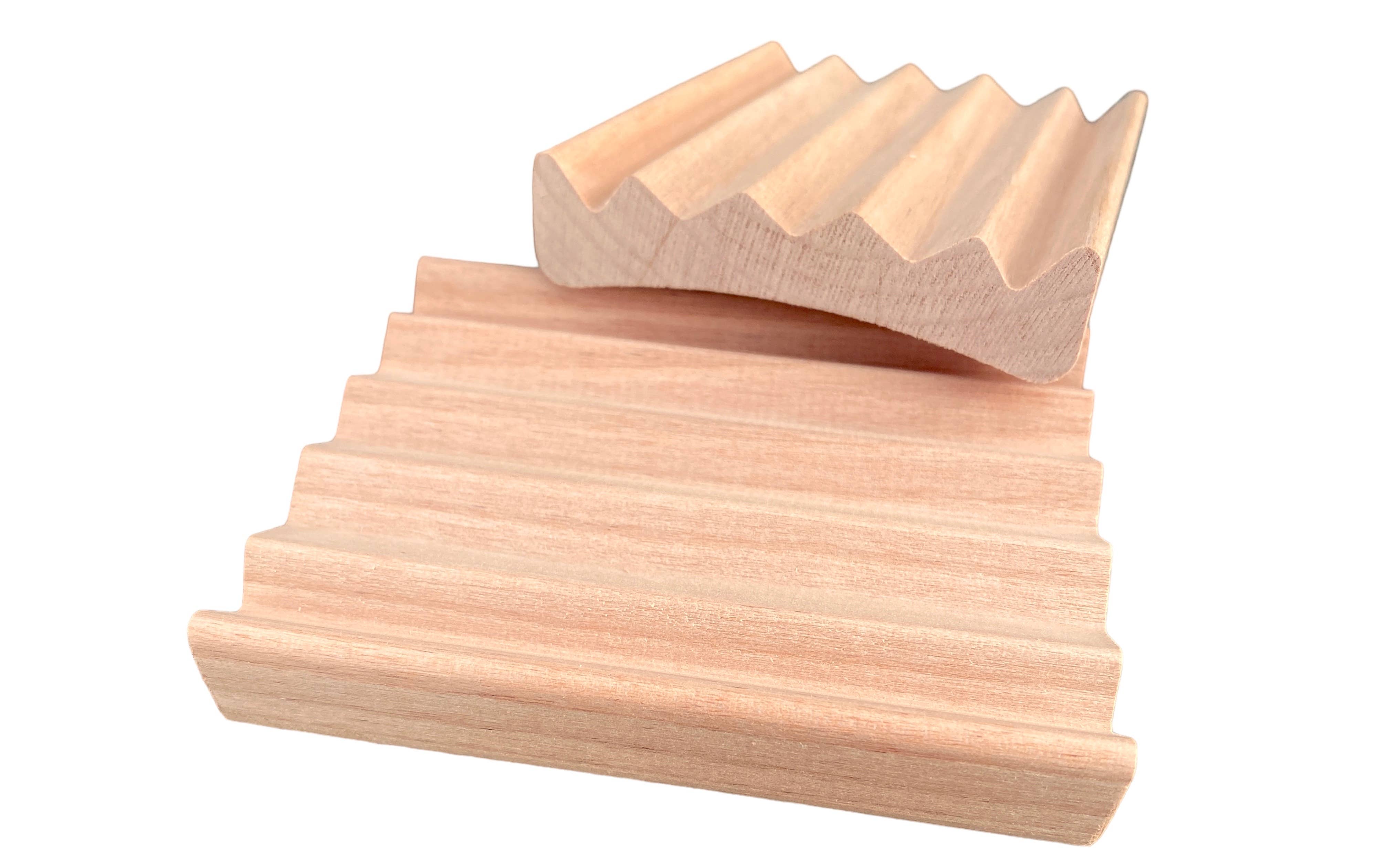 Natural Red Alder Wood Soap Dish - proudly made in USA