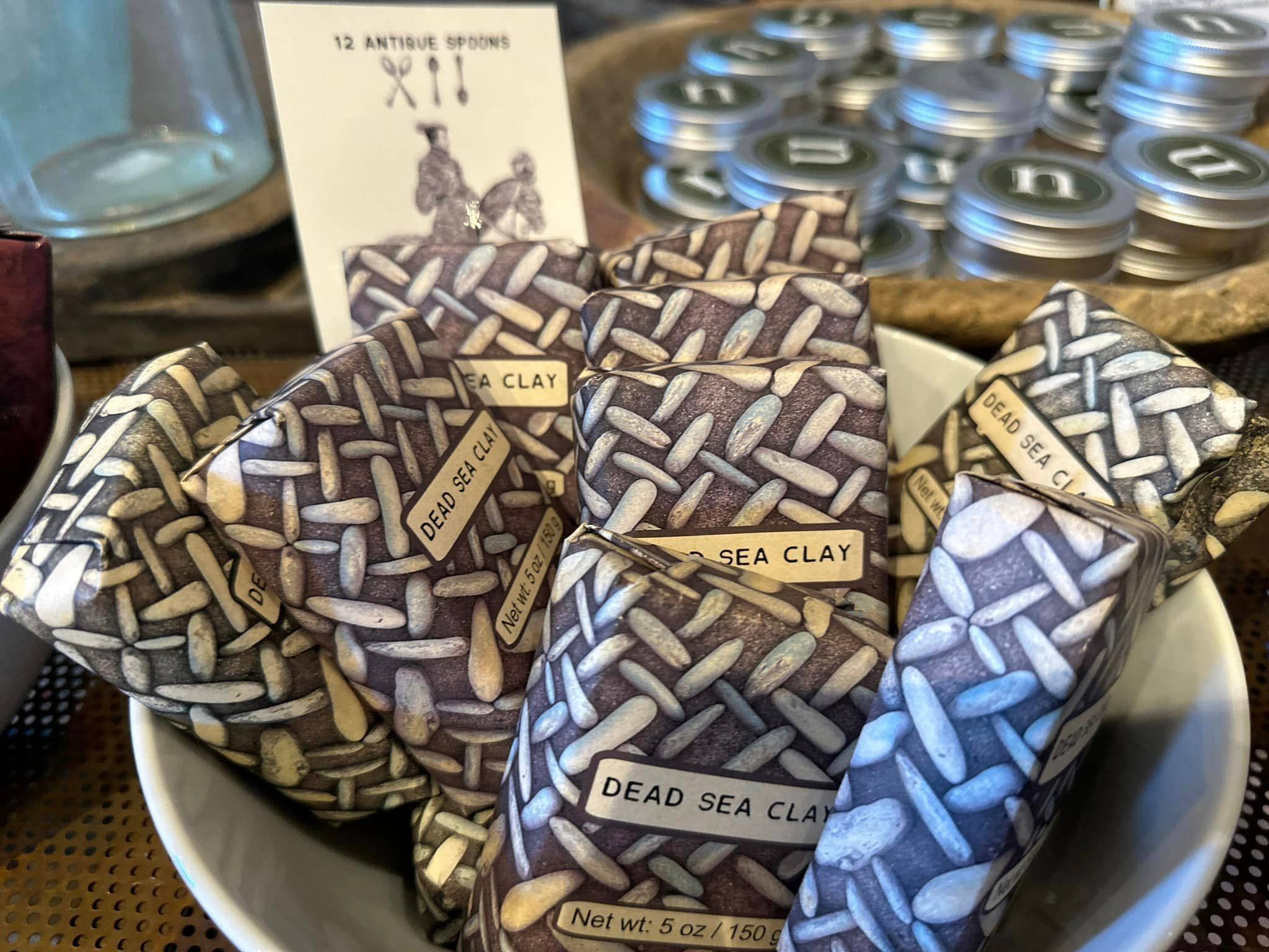 Fredericksburg Essentials - Dead Sea Clay Frankincense and Cedarwood Natural Soap Bar