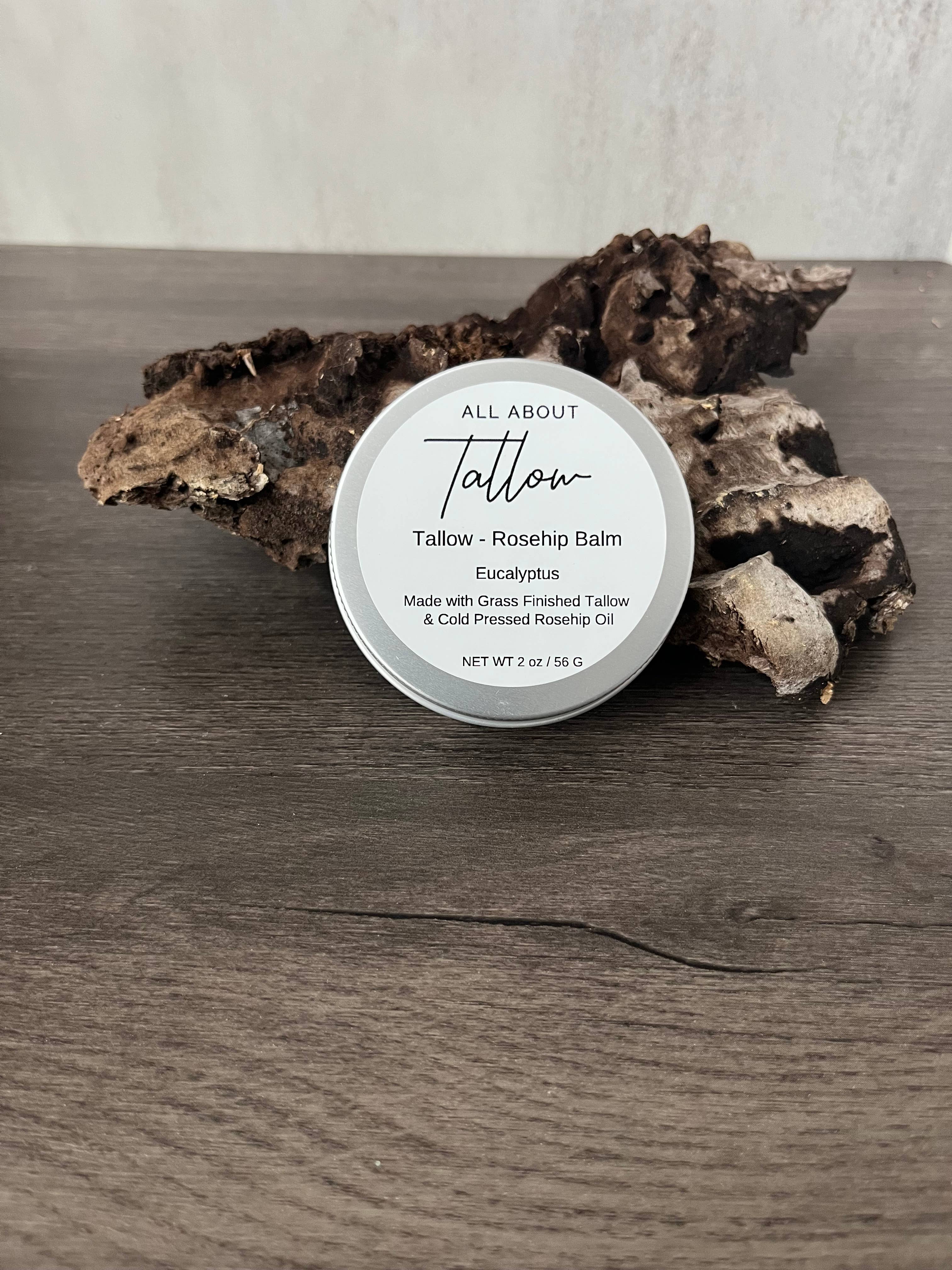 Tallow Rosehip Balm: Unscented