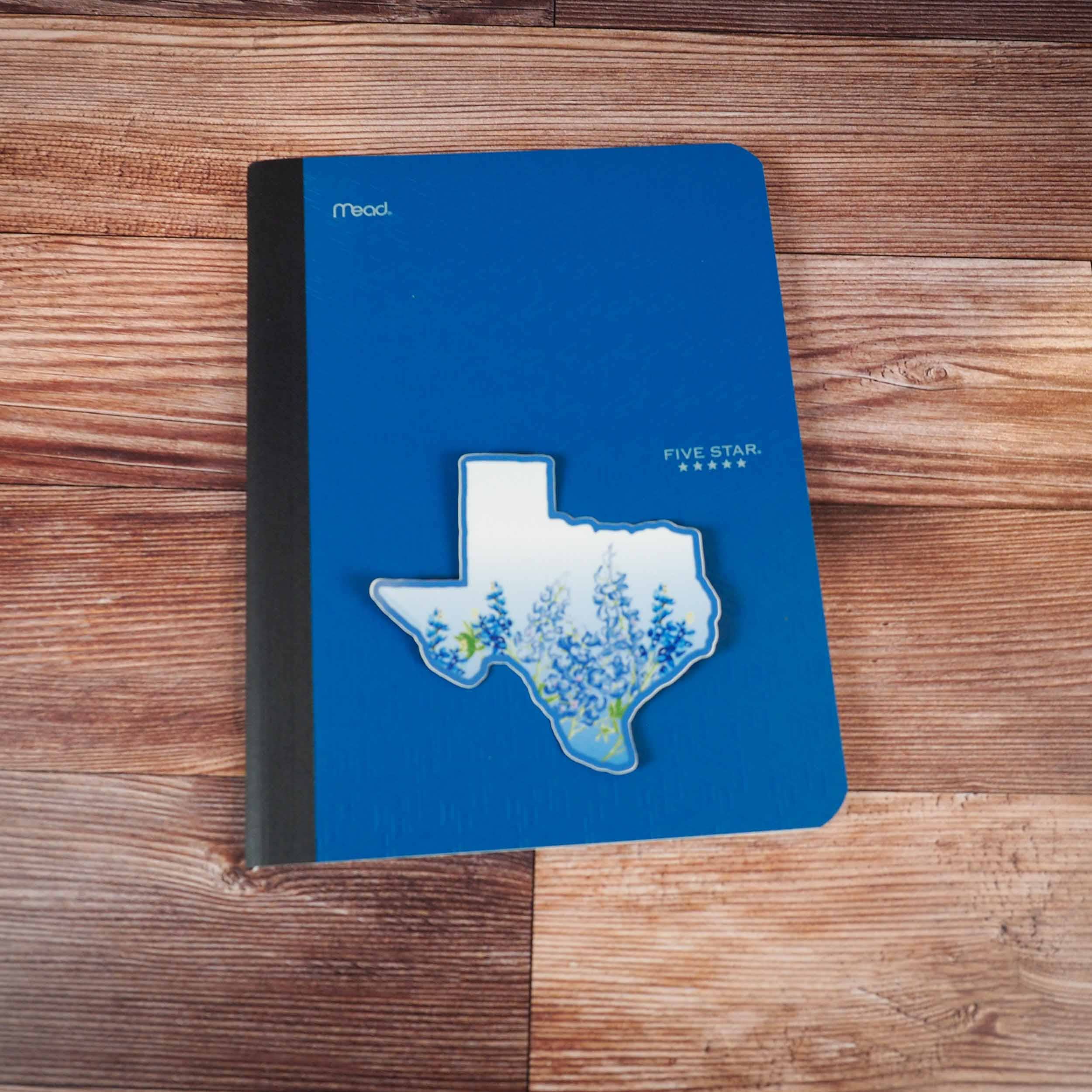 Sentinel Supply - Texas Bluebonnets Decal, Texas Bumper Sticker: Small - 3"