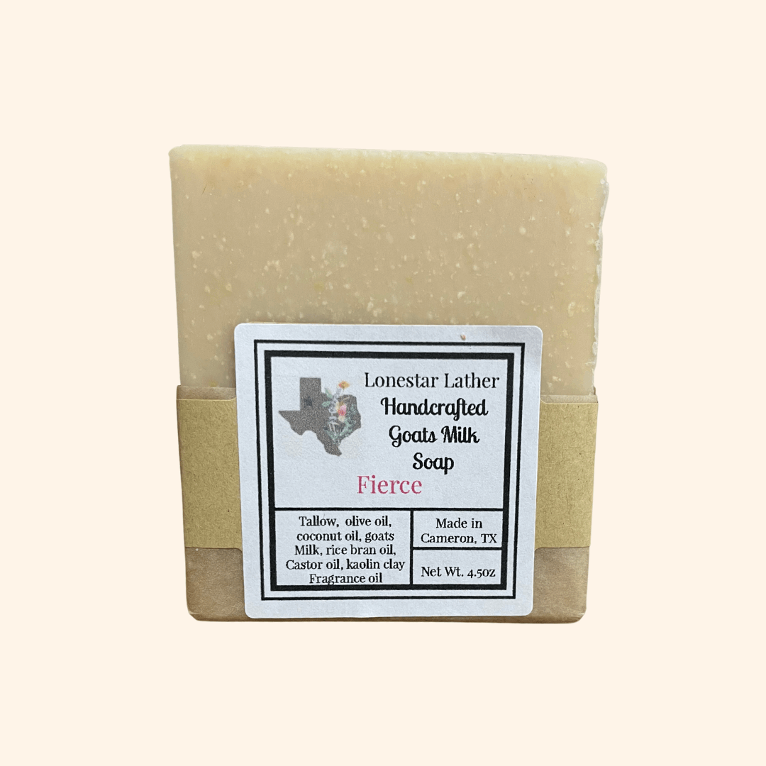Lonestar Lather - Fierce - Goat Milk & Tallow Soap