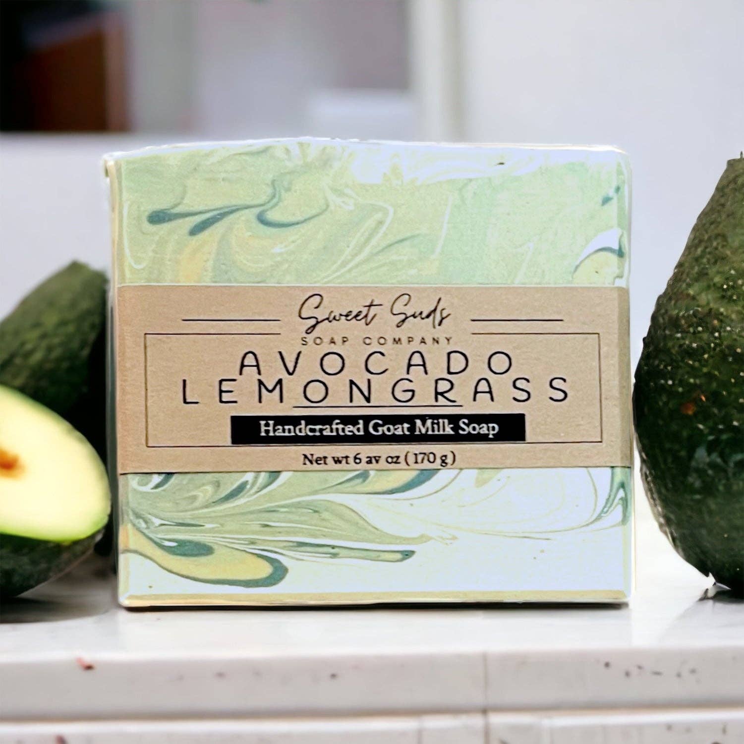 Avocado Lemongrass Goat Milk Soap