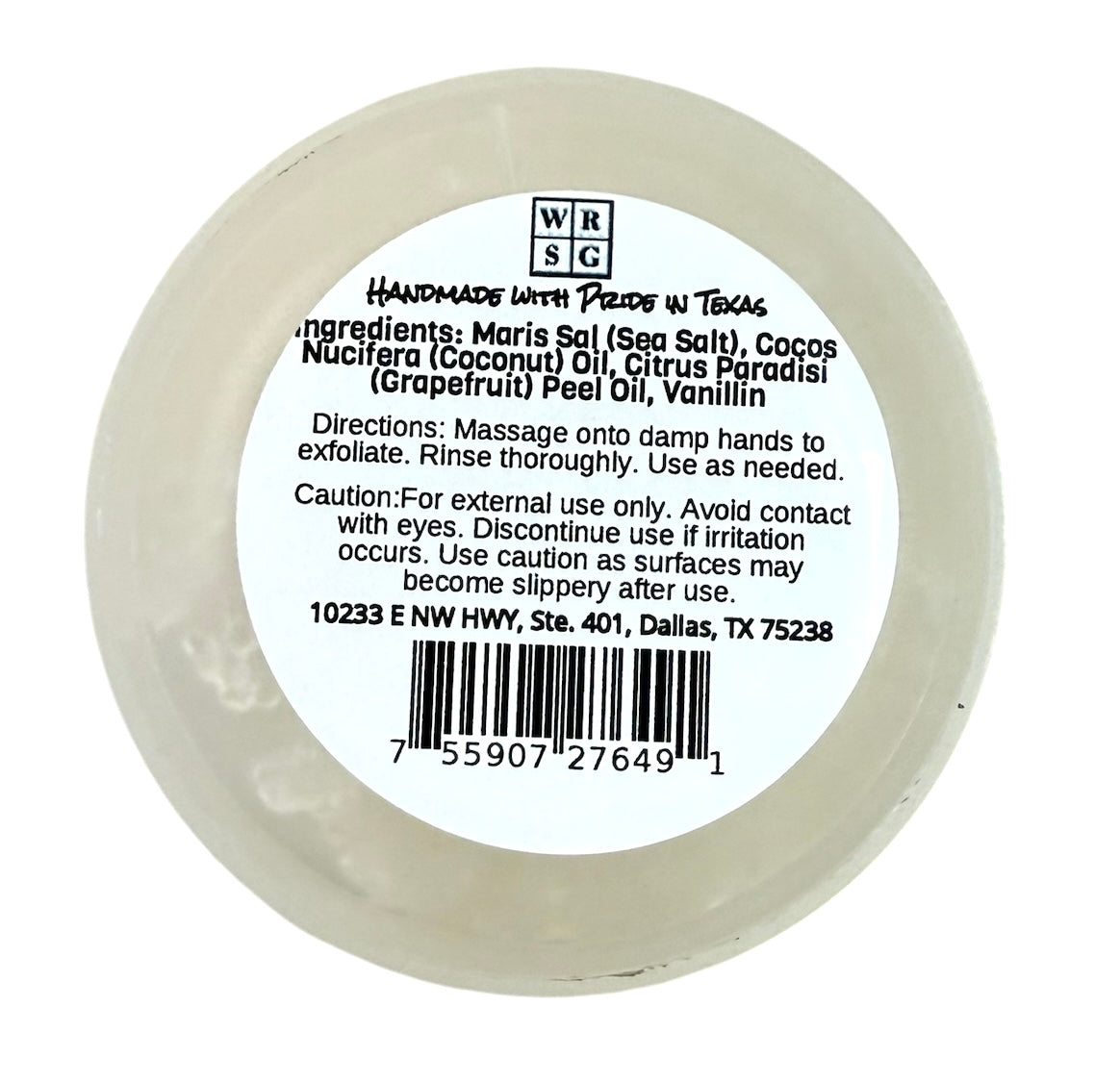 Dead Sea Salt Hand Scrub