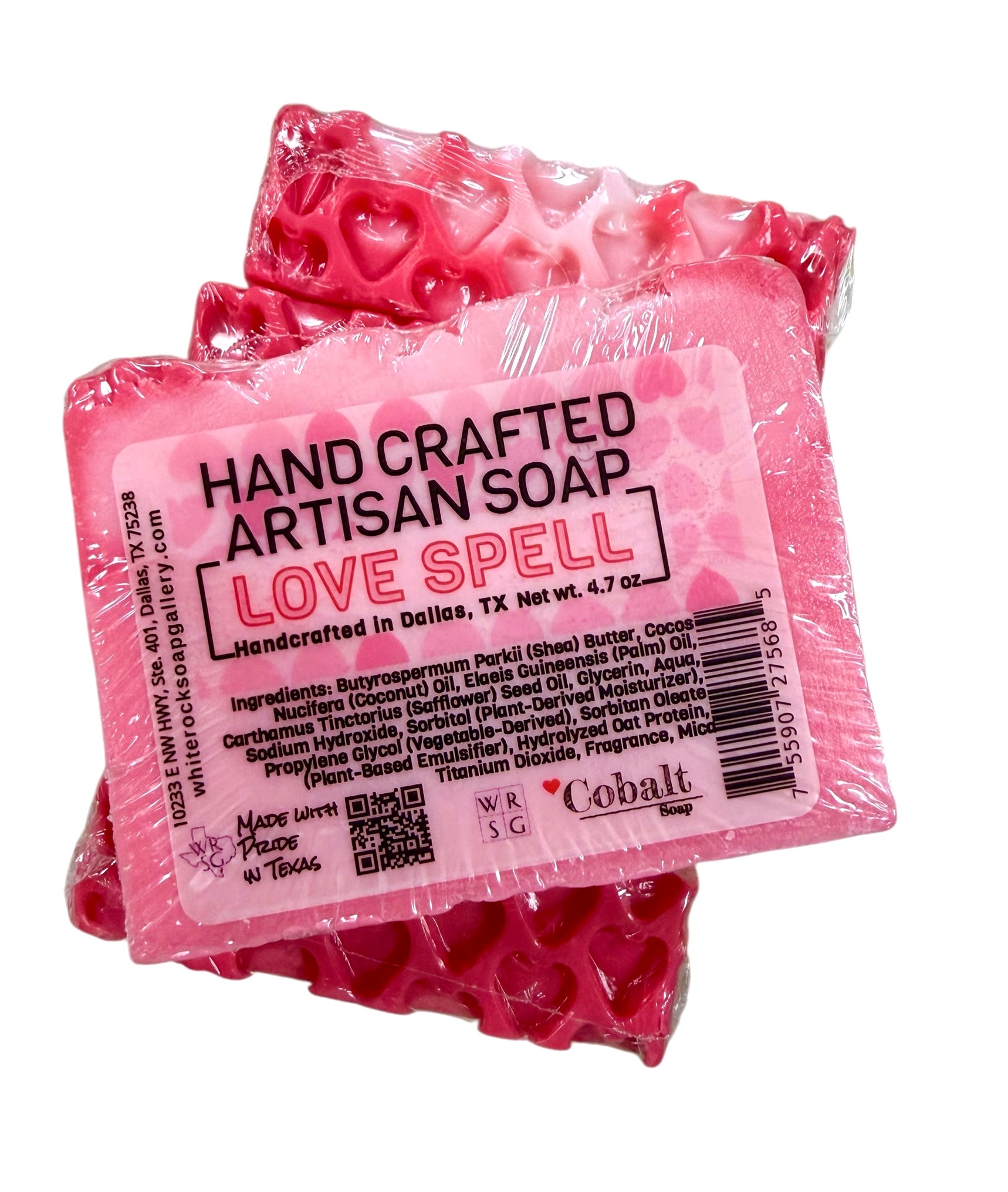 Love Spell Shea Butter Soap - Heart Edition