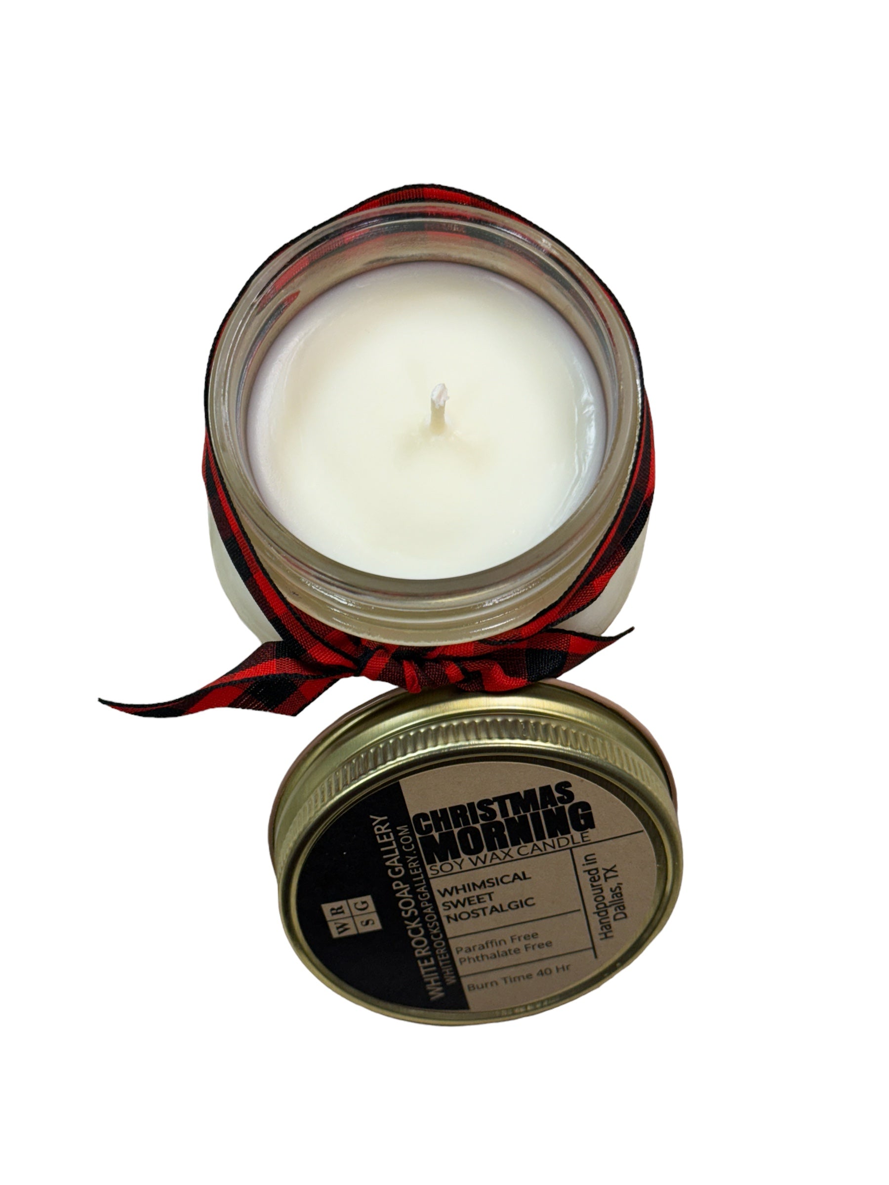 Soy Wax Candle 8 oz Mason Jar