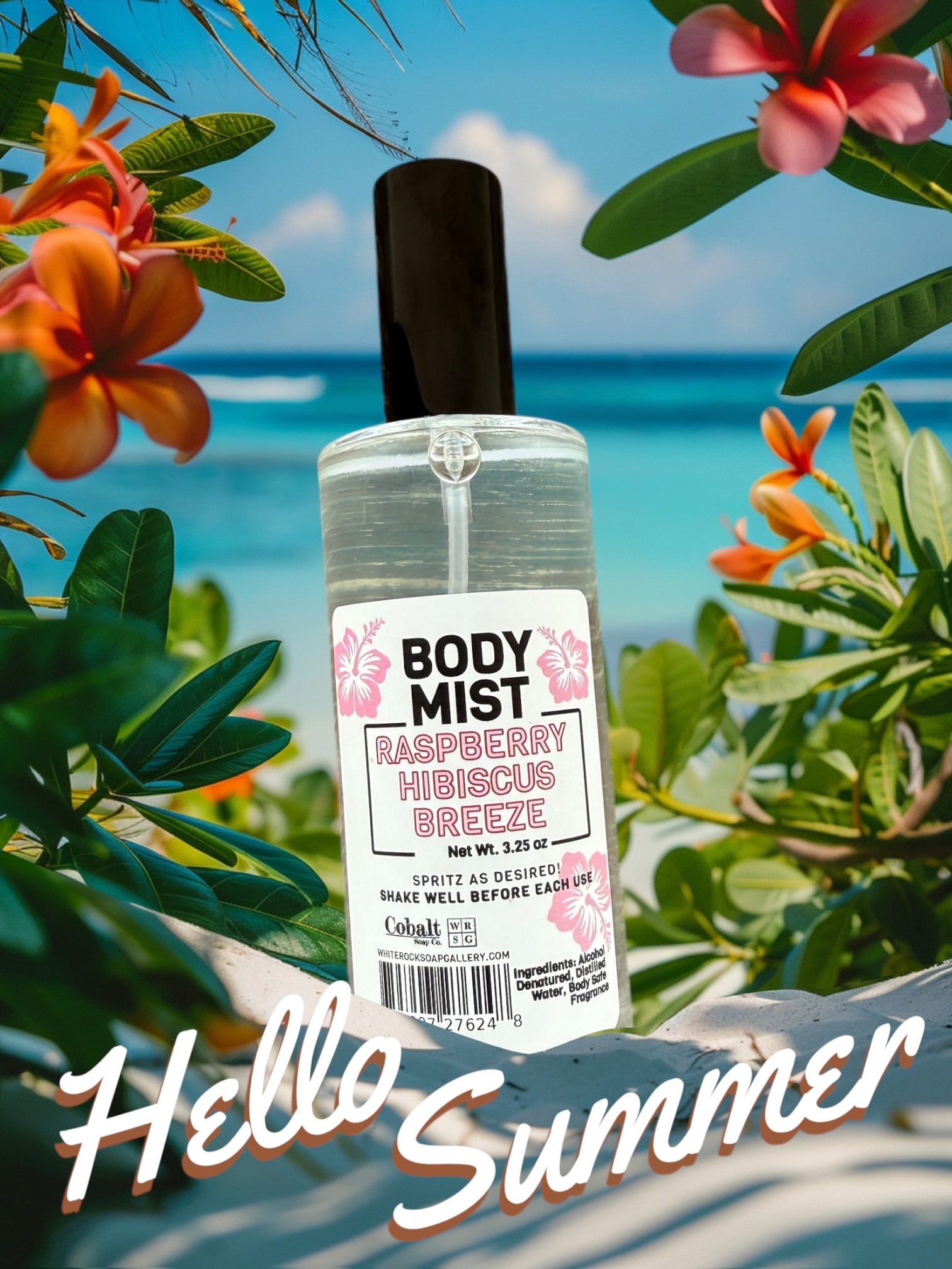 🌺 Limited Edition Hibiscus Raspberry Breeze Body Mist – 3.6 oz