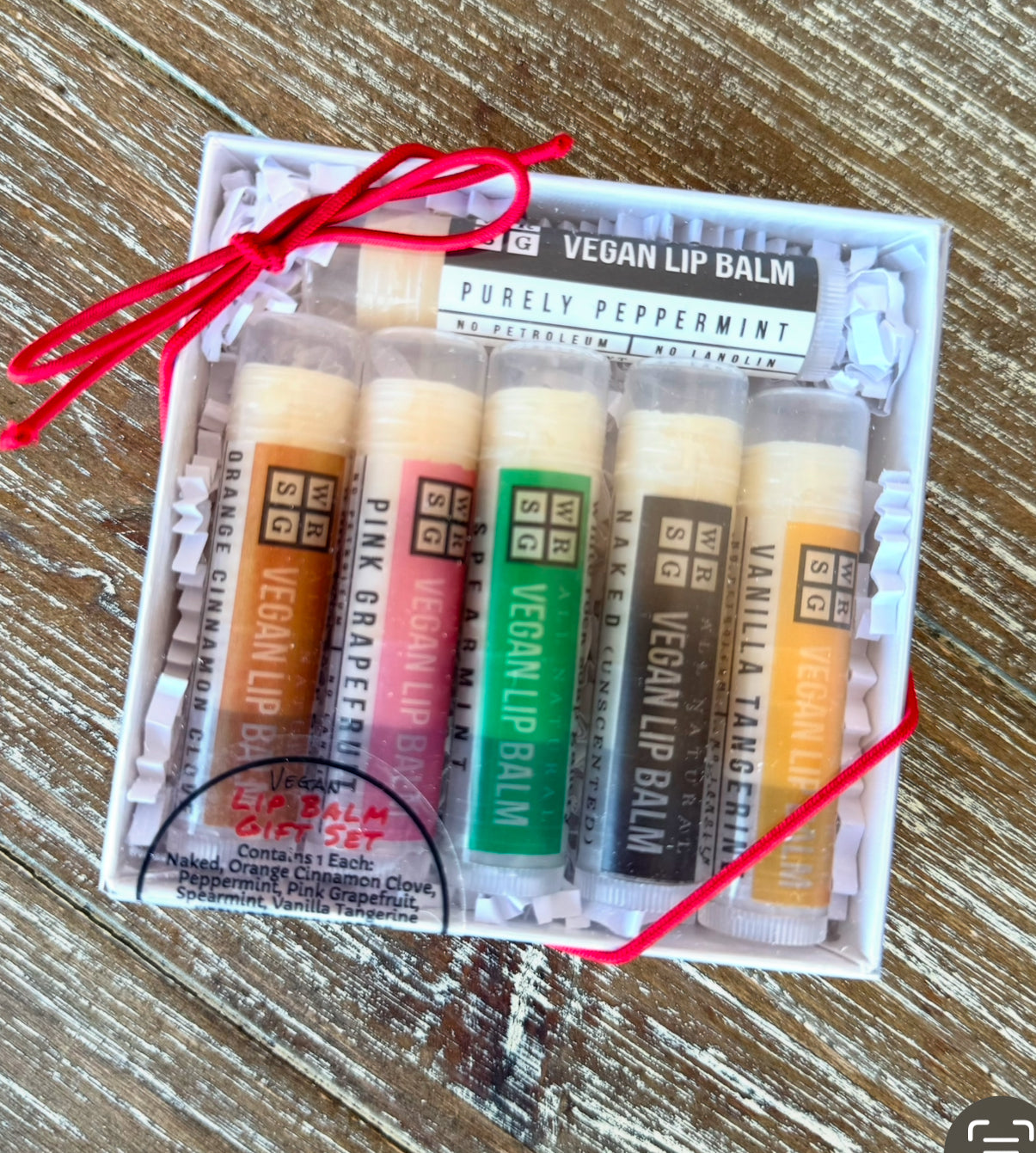 Set de regalo de bálsamo labial
