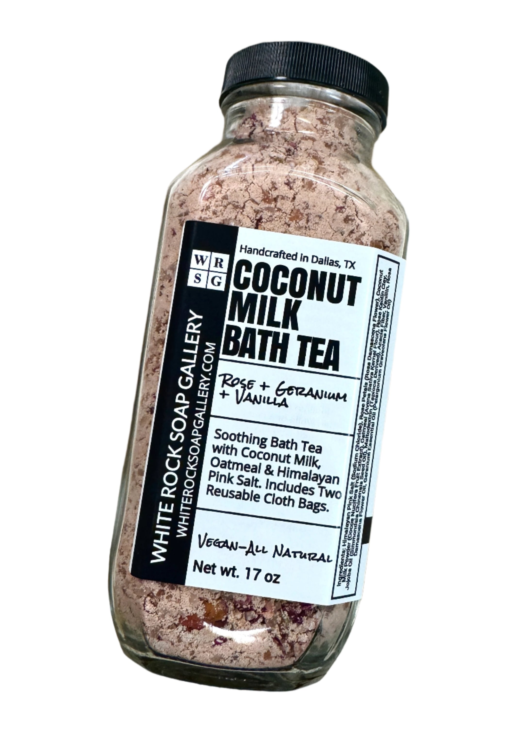 Rose Coconut Milk Bath Tea