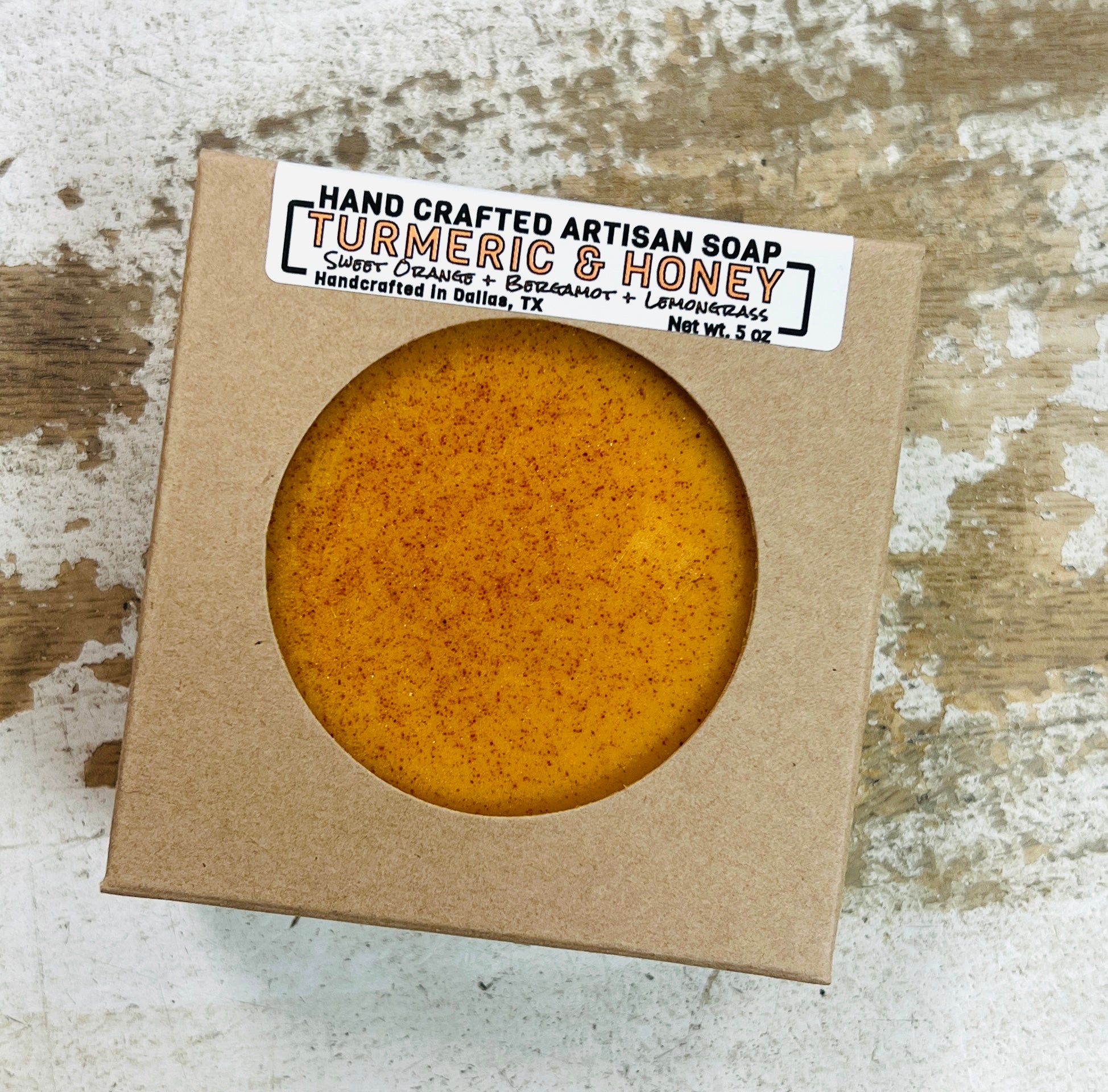 Cobalt Soap Co. Goat Milk & Texas Honey Turmeric Soap Bar