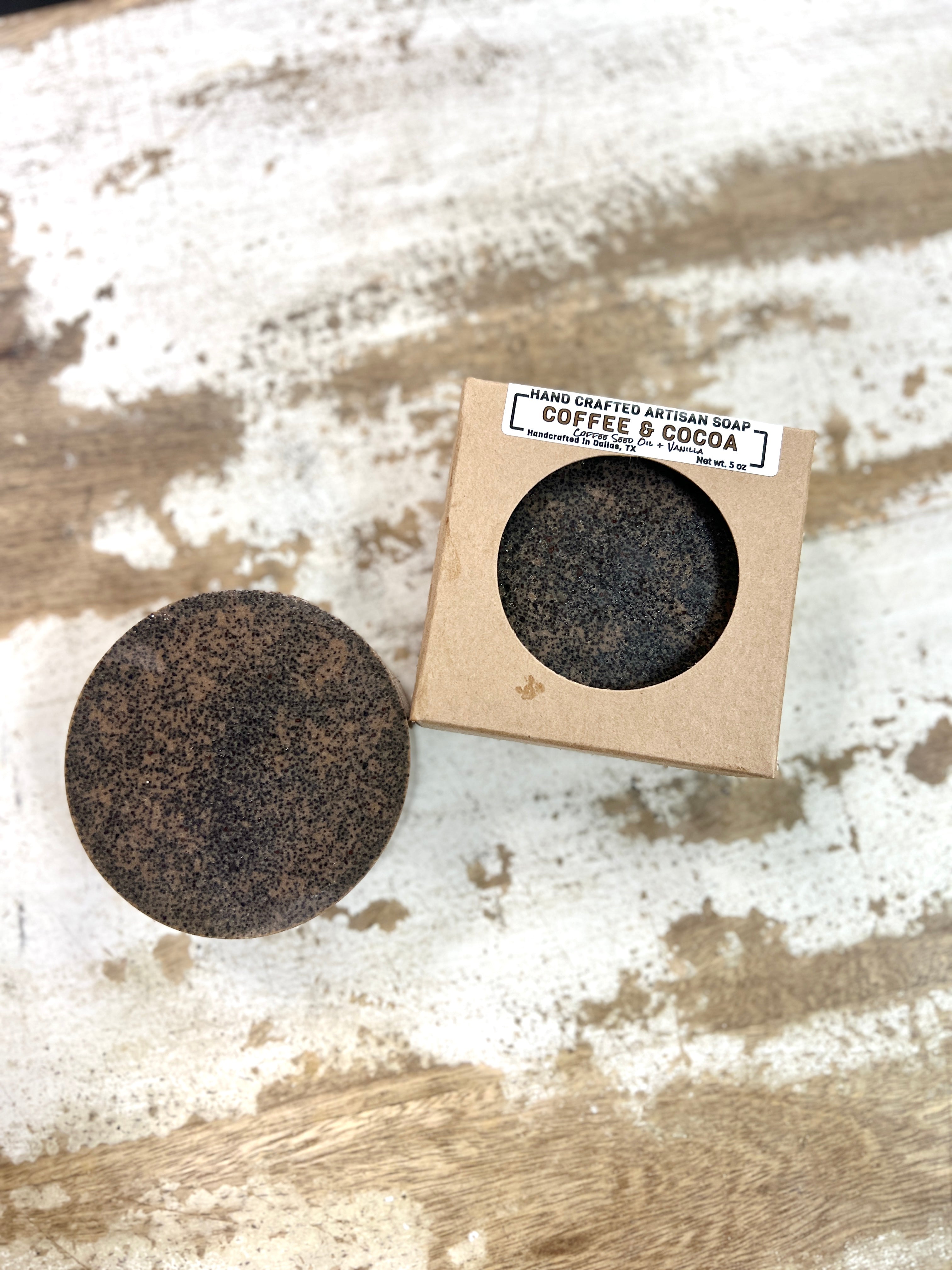 Cobalt Soap Co. Barra de jabón de café y cacao