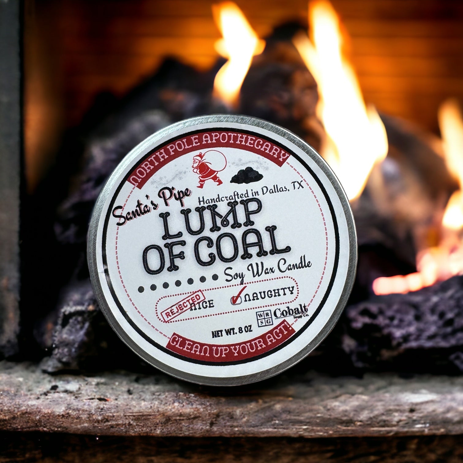 Lump of Coal Candle