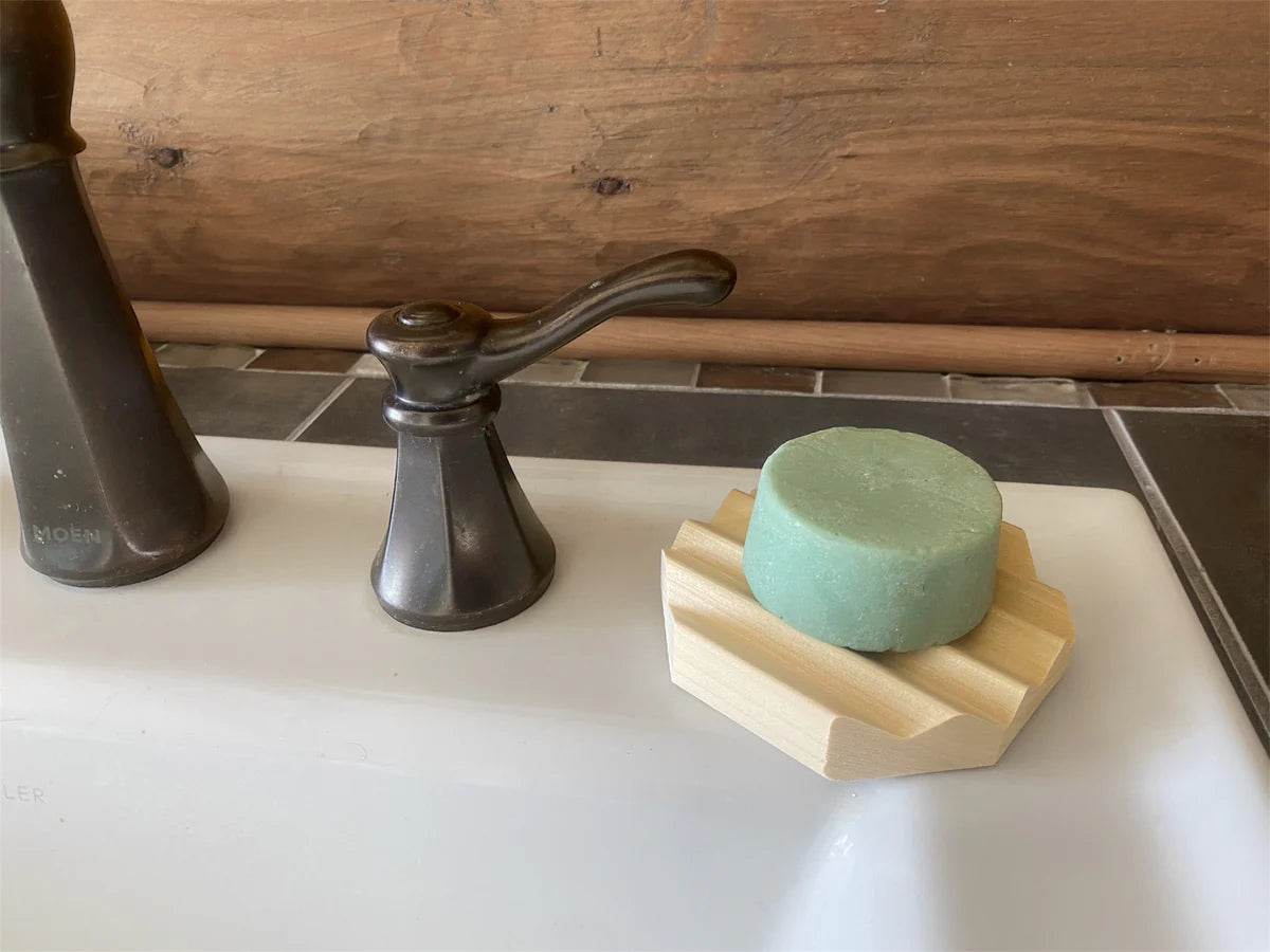 Howell's Products Round Wood Soap Dish