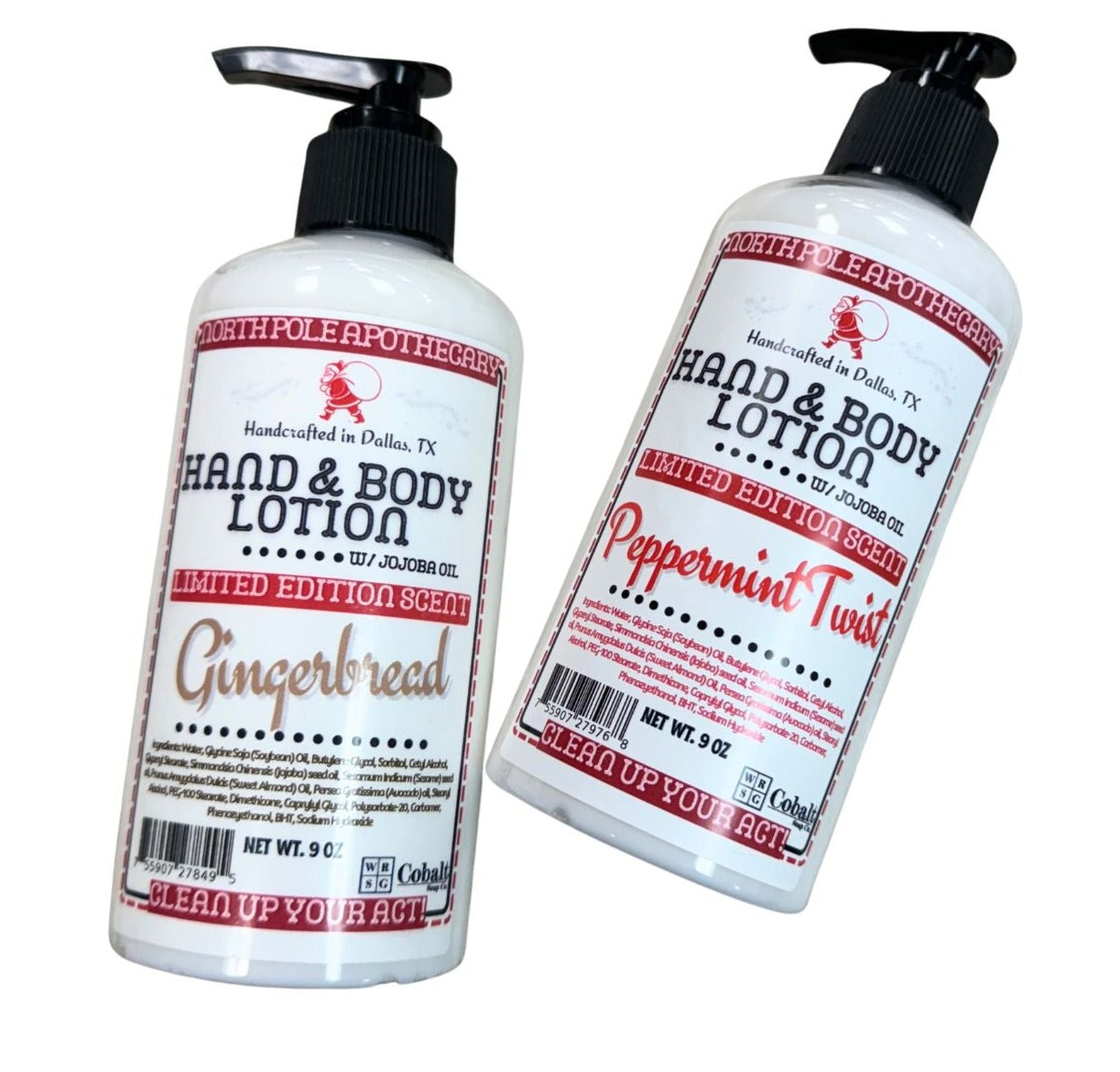 Cobalt Soap Co. Holiday Hand & Body Lotion