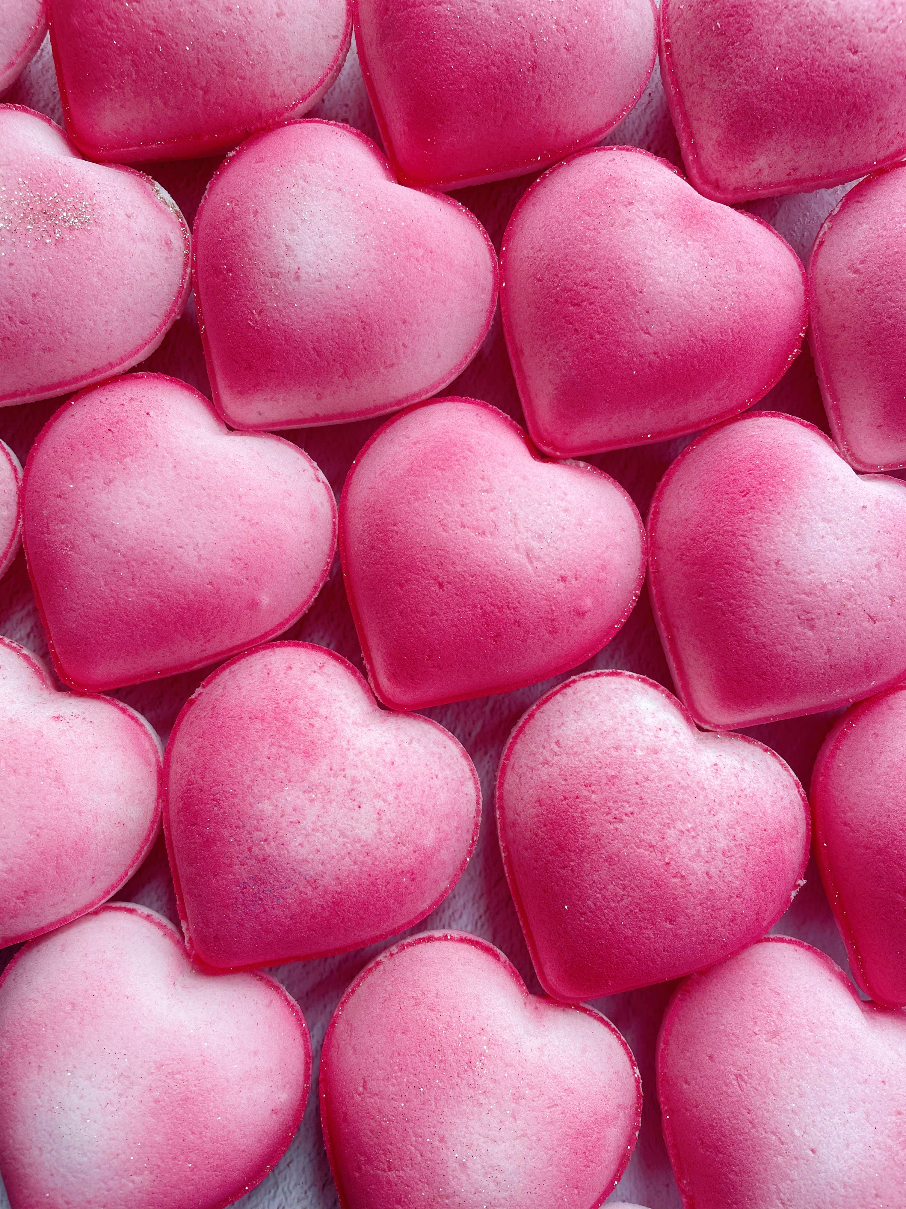 Red Heart Bath Bomb - with toy inside!