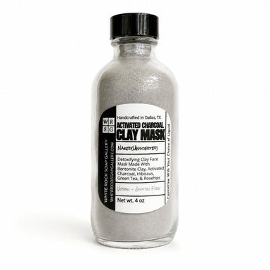 Activated Charcoal Clay Face Mask by White Rock Soap Gallery available from White Rock Soap Gallery in Dallas