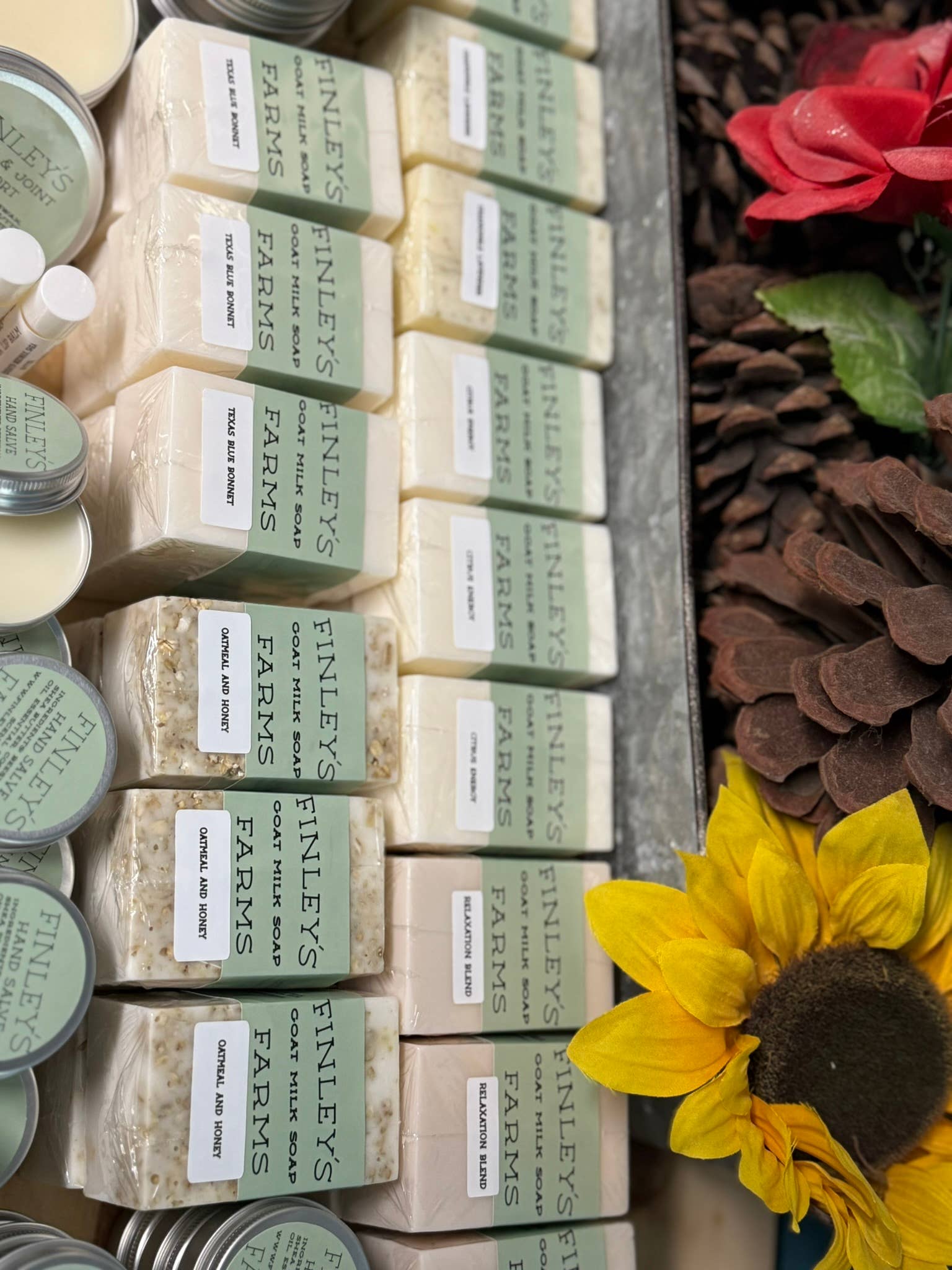 Finleys Farms - Finley’s Farms Goat Milk Soap Bar-Handmade, Natural Skincare: Relaxation Blend