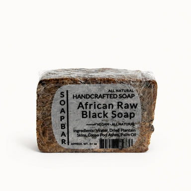 African Black Soap by SOAP BAR available from White Rock Soap Gallery in Dallas