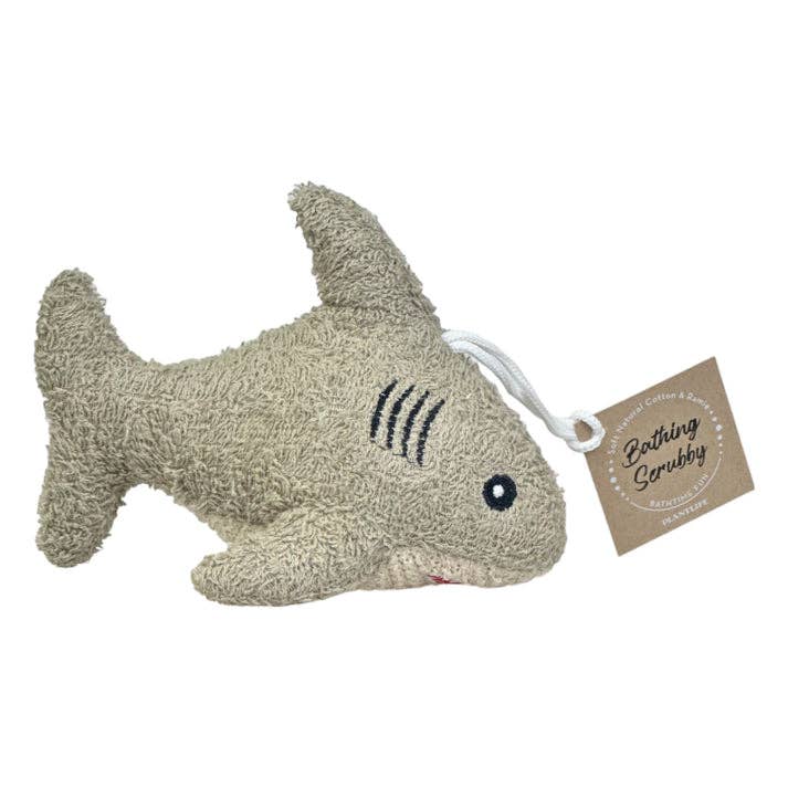 Ramie Shark Bath Scrubby