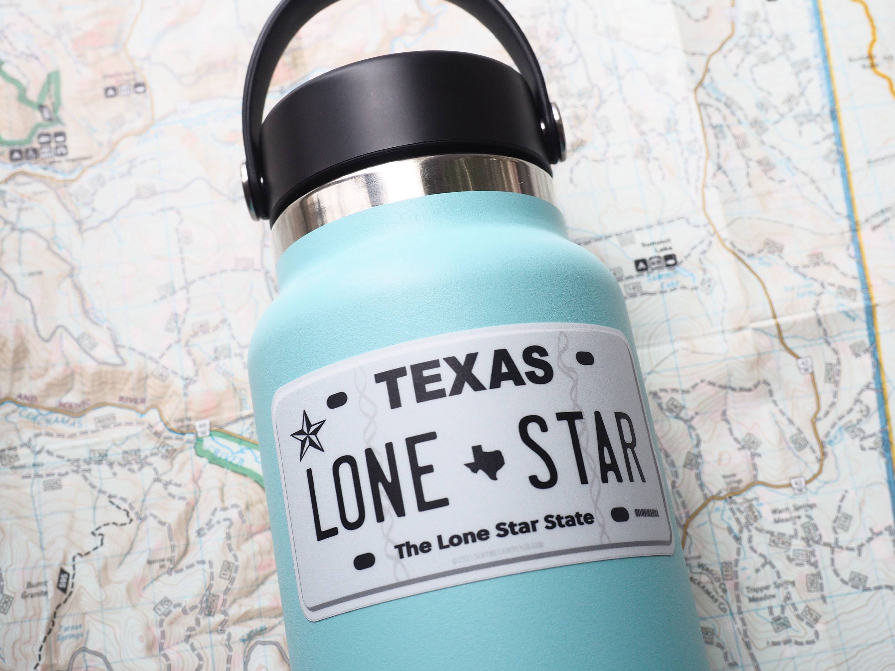 Sentinel Supply - Lone Star Texas License Plate Sticker