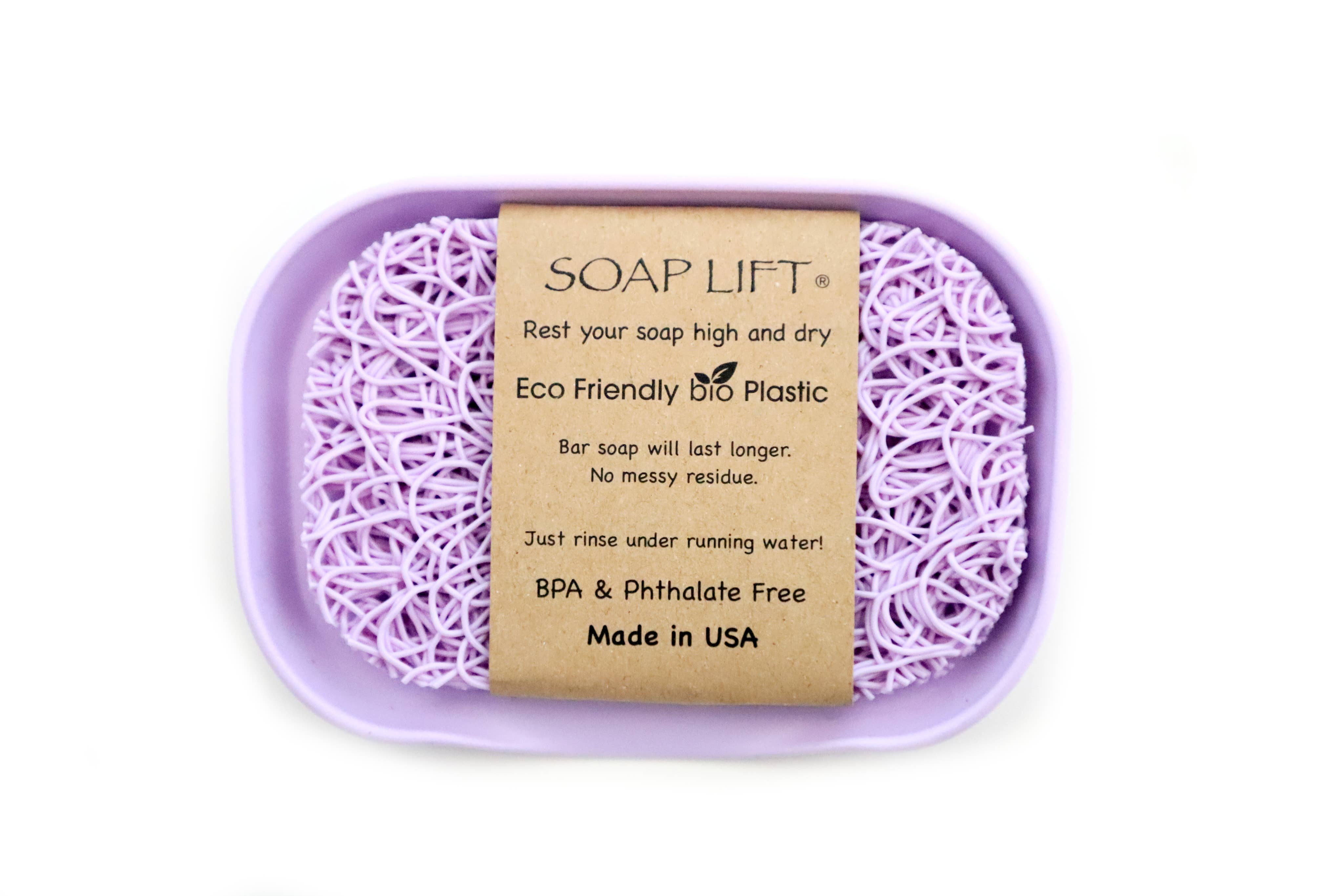 Lavender Waterfall Soap Dish Set
