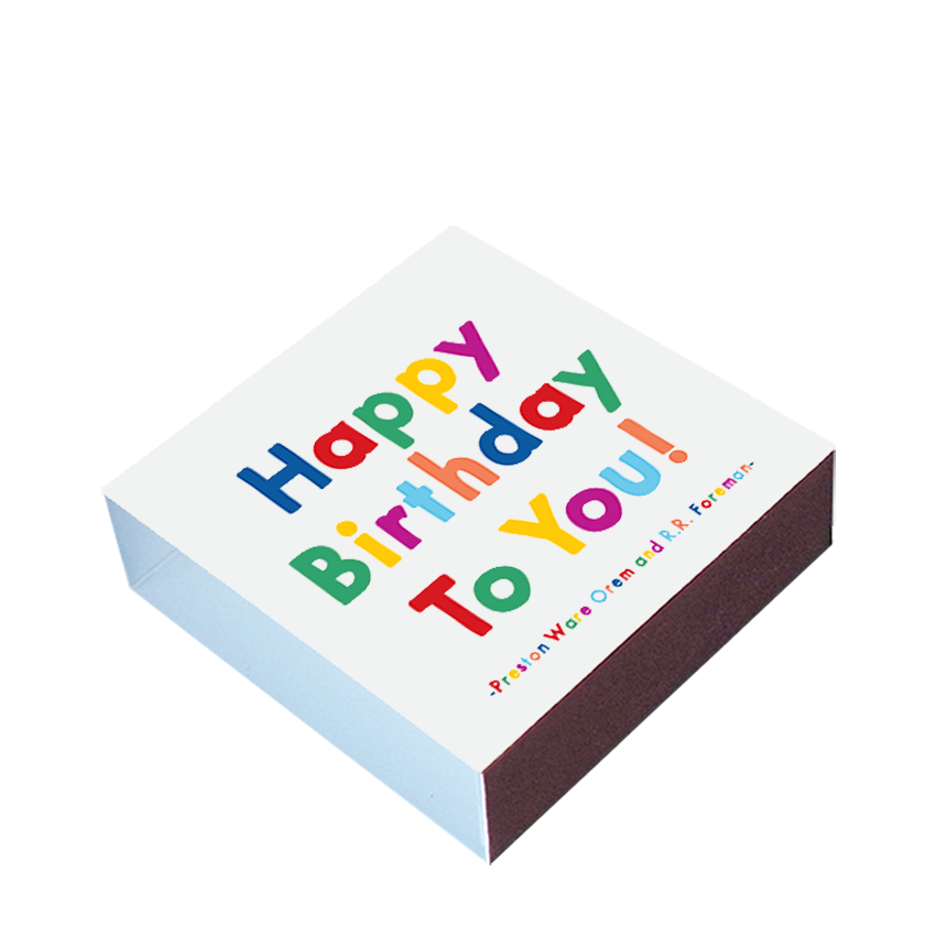 Quotable - Matchboxes - Happy Birthday To You (Orem/Foreman)