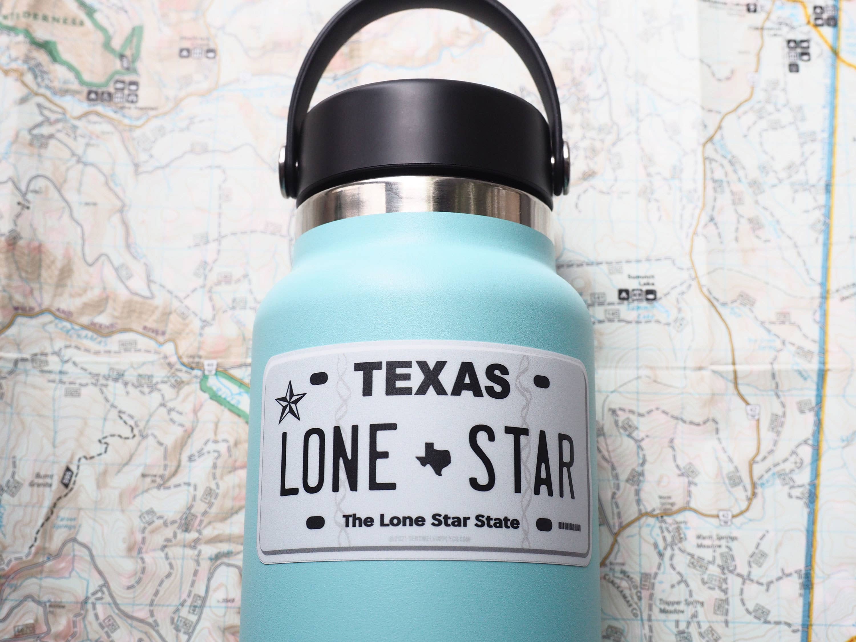 Sentinel Supply - Lone Star Texas License Plate Sticker