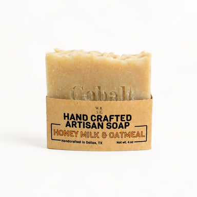 Cobalt Soap no. 3 - Oatmeal, Milk, & Honey by Cobalt Soap available from White Rock Soap Gallery in Dallas