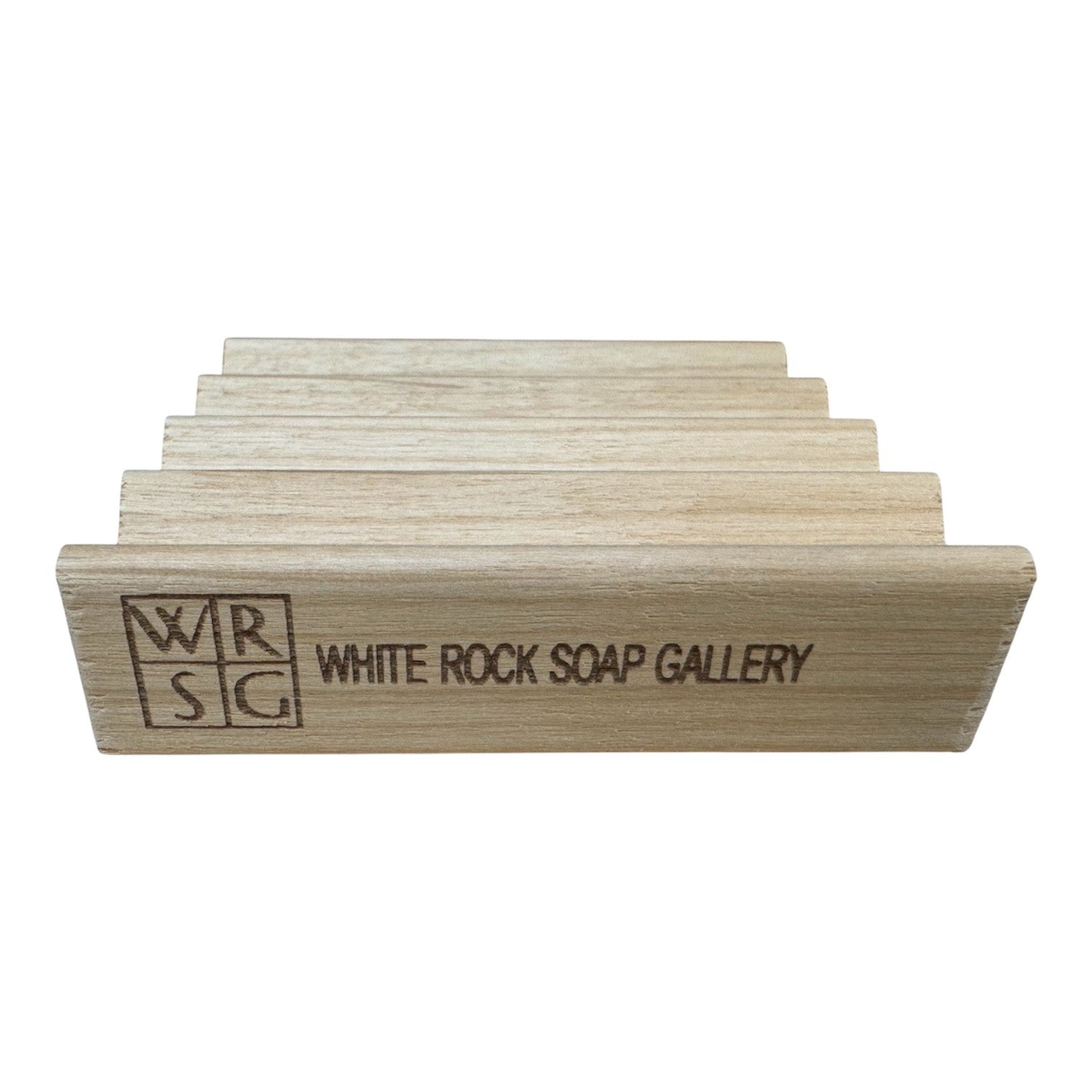 White Rock Soap Gallery 3" Red Alder Wood Soap Dish