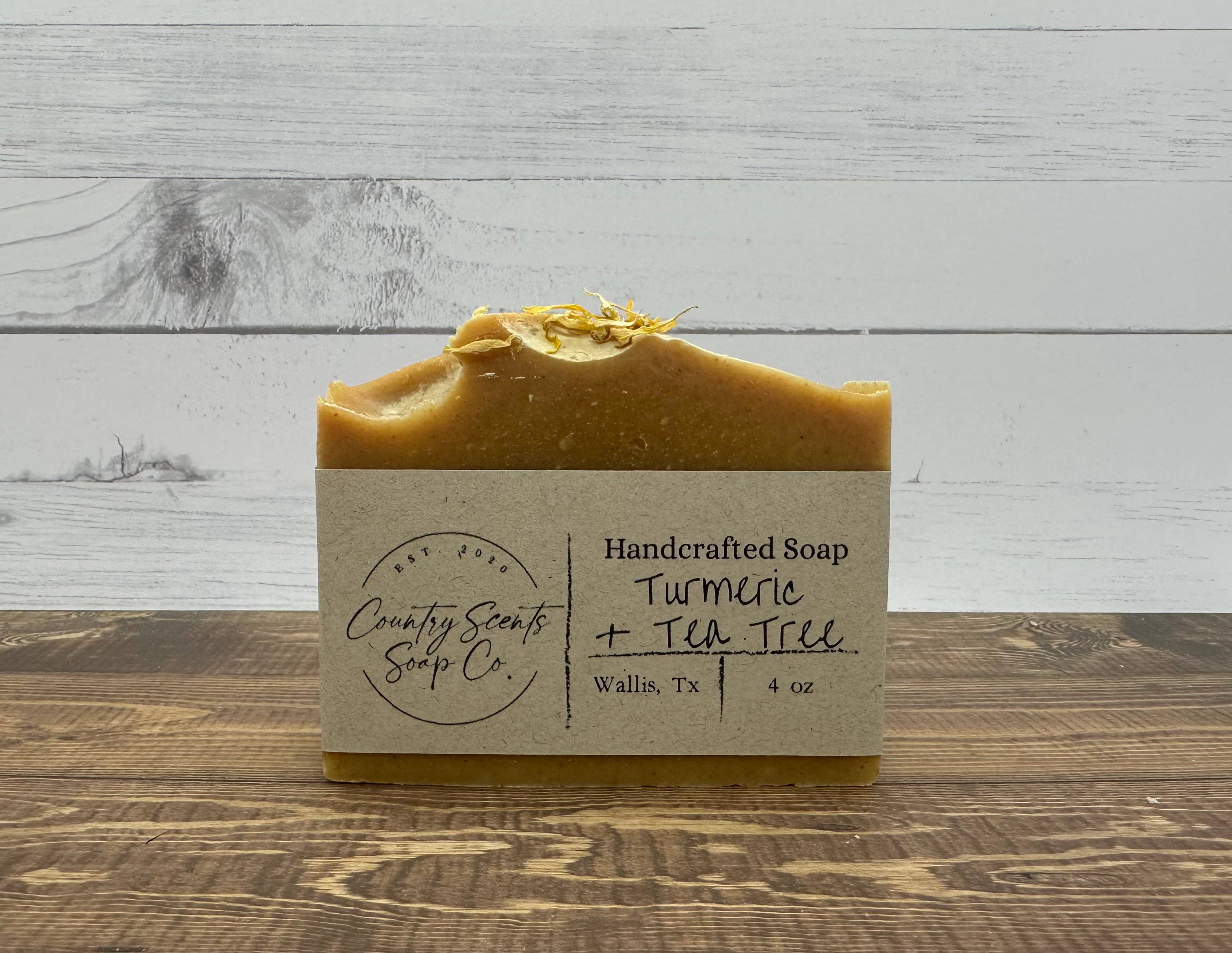 Country Scents Soap Co. - Turmeric + Tea Tree Soap