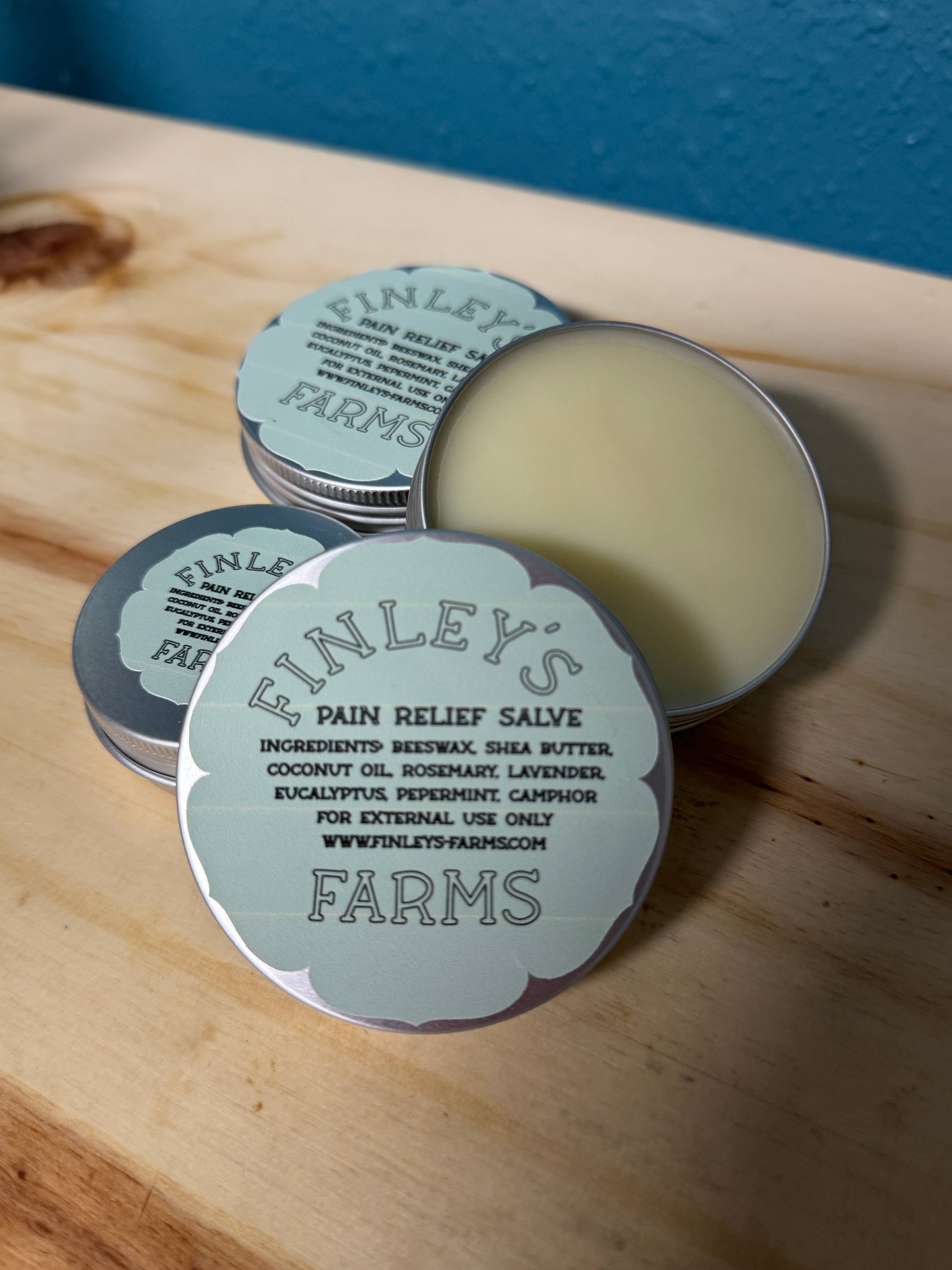 Finleys Farms - Pain Relief Topical Oils - Salves : Salve / Standard
