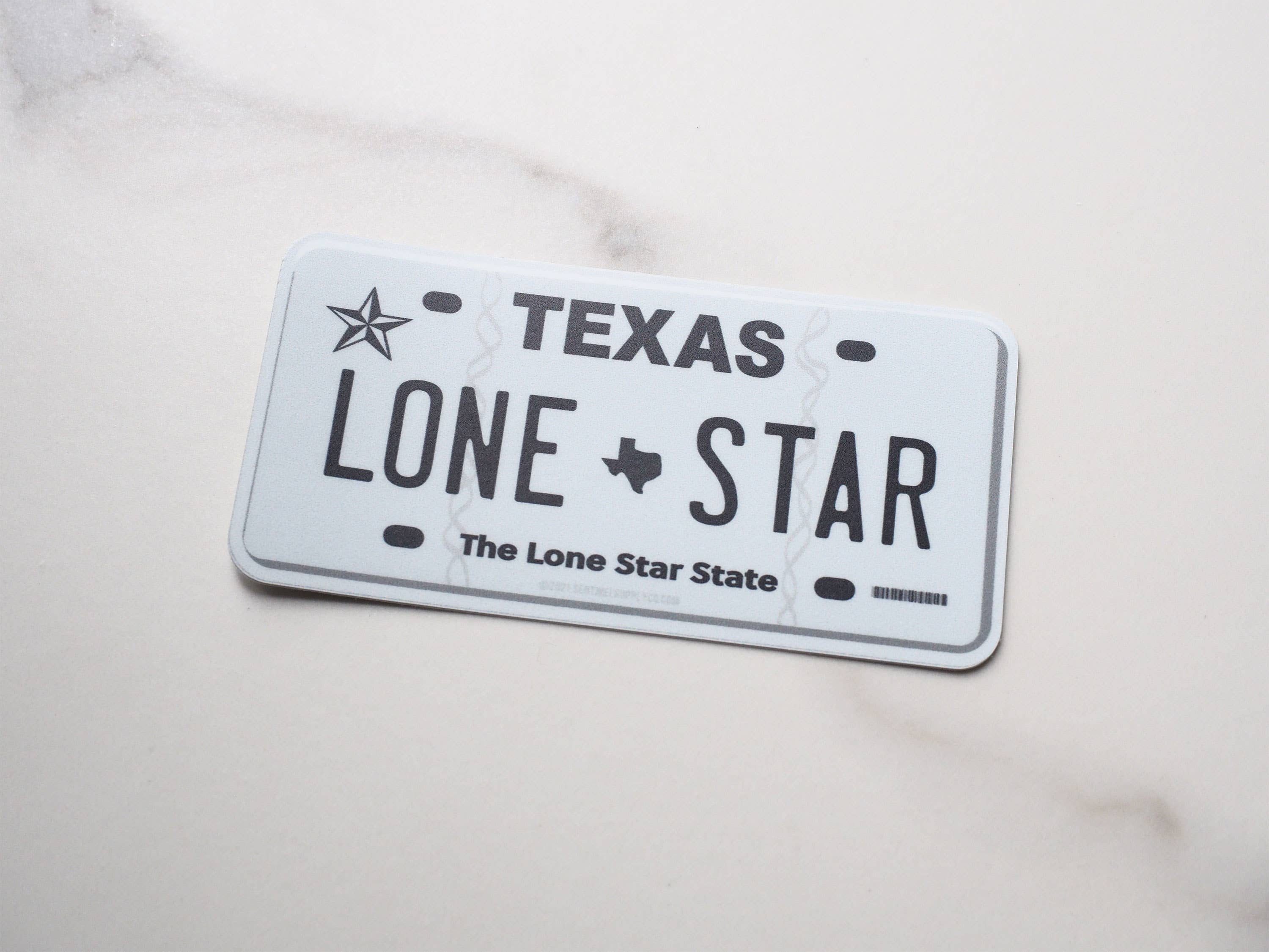 Sentinel Supply - Lone Star Texas License Plate Sticker