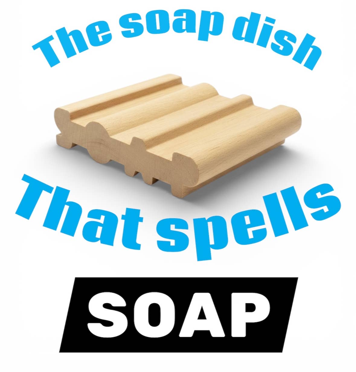 The SOAP dish - most unique wood soap dish on the market!
